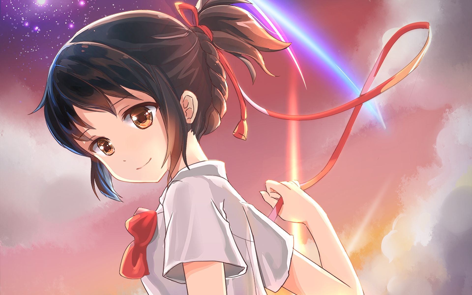Free download wallpaper Anime, Your Name, Kimi No Na Wa, Mitsuha Miyamizu on your PC desktop