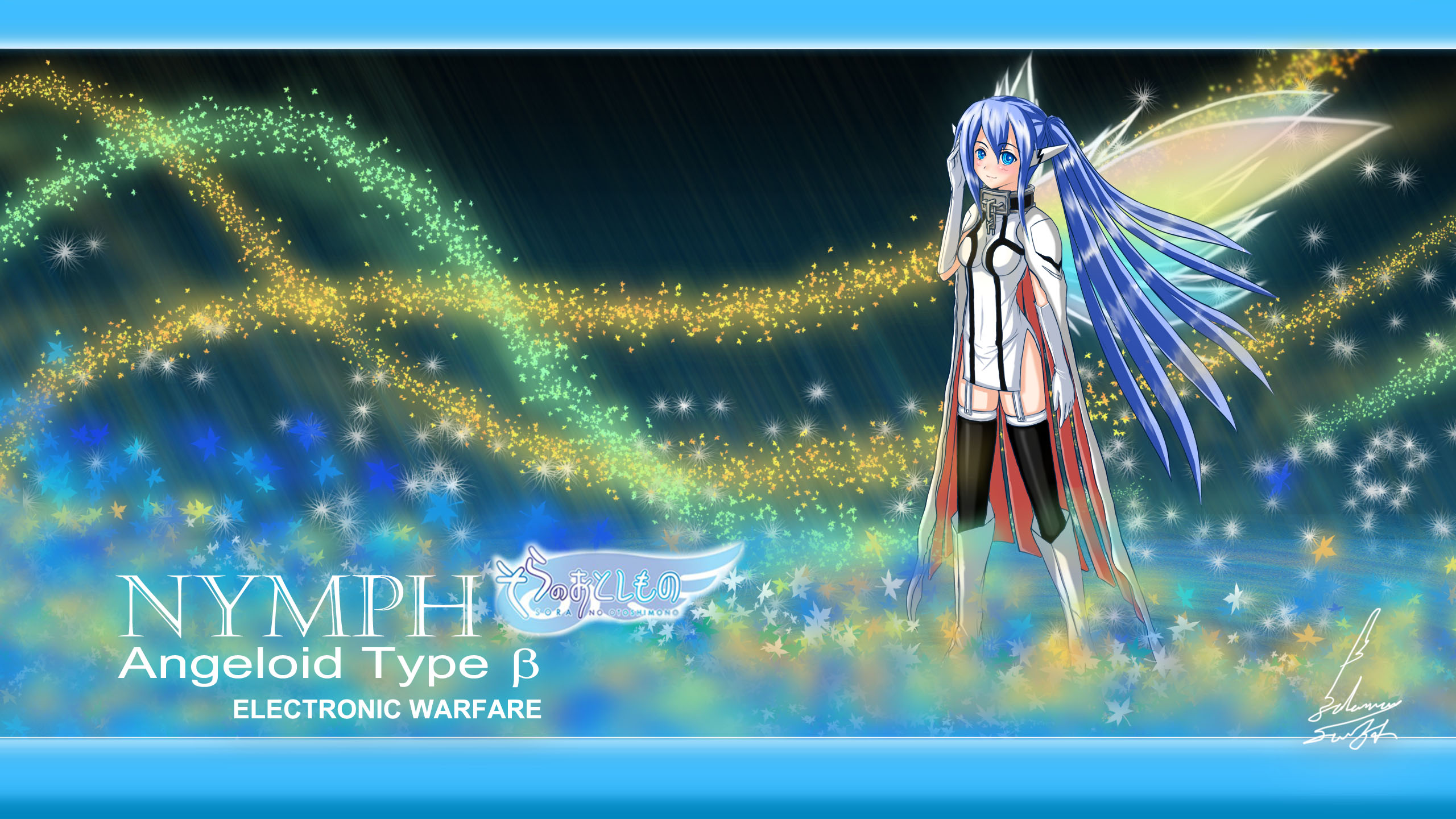 955084 Bild herunterladen animes, angeloid: sora no otoshimono, nymphe (sora no otoshimono) - Hintergrundbilder und Bildschirmschoner kostenlos