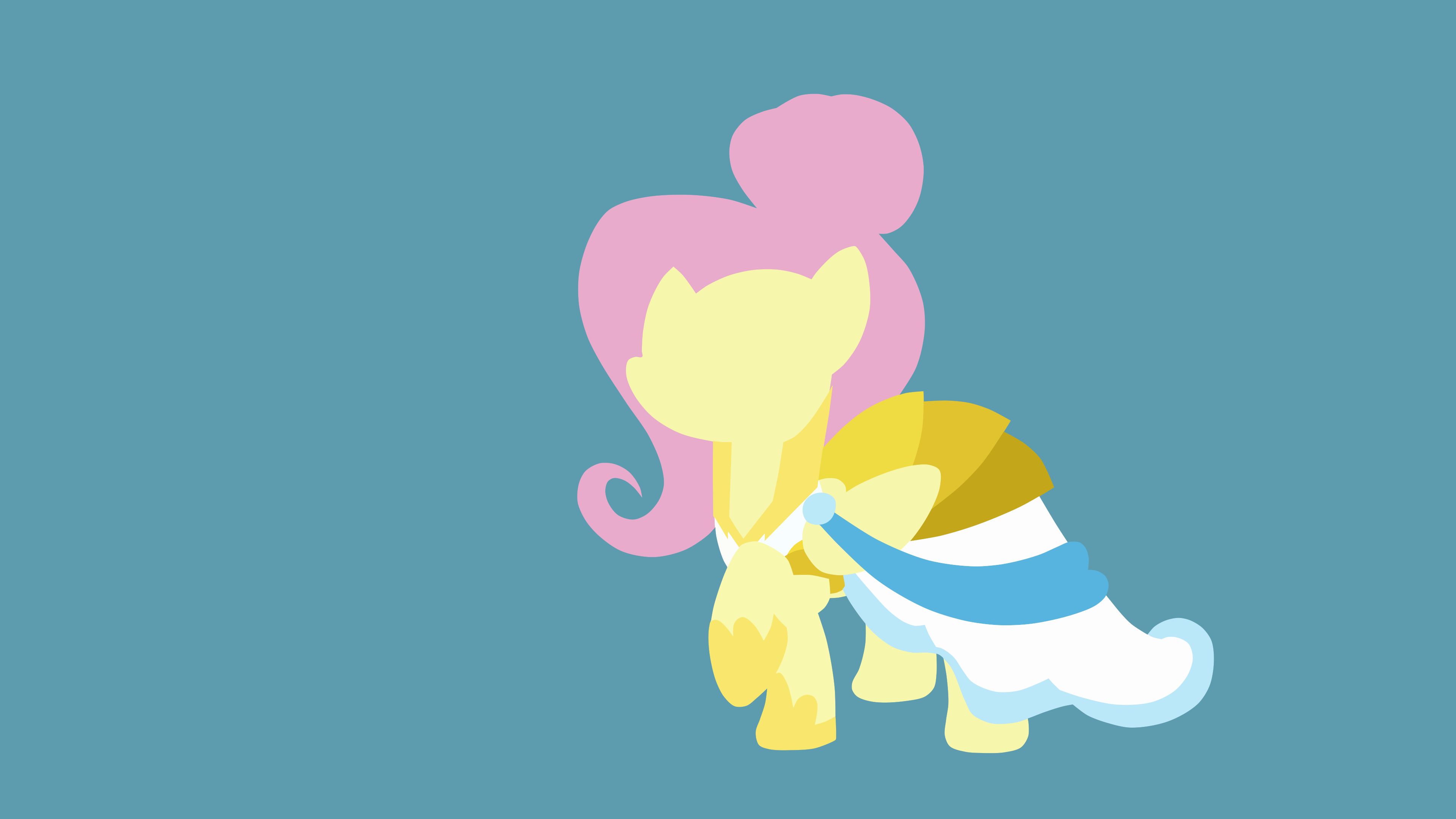 Laden Sie das Mein Kleines Pony, Minimalistisch, Fernsehserien, My Little Pony Freundschaft Ist Magie, Fluttershy (Mein Kleines Pony)-Bild kostenlos auf Ihren PC-Desktop herunter