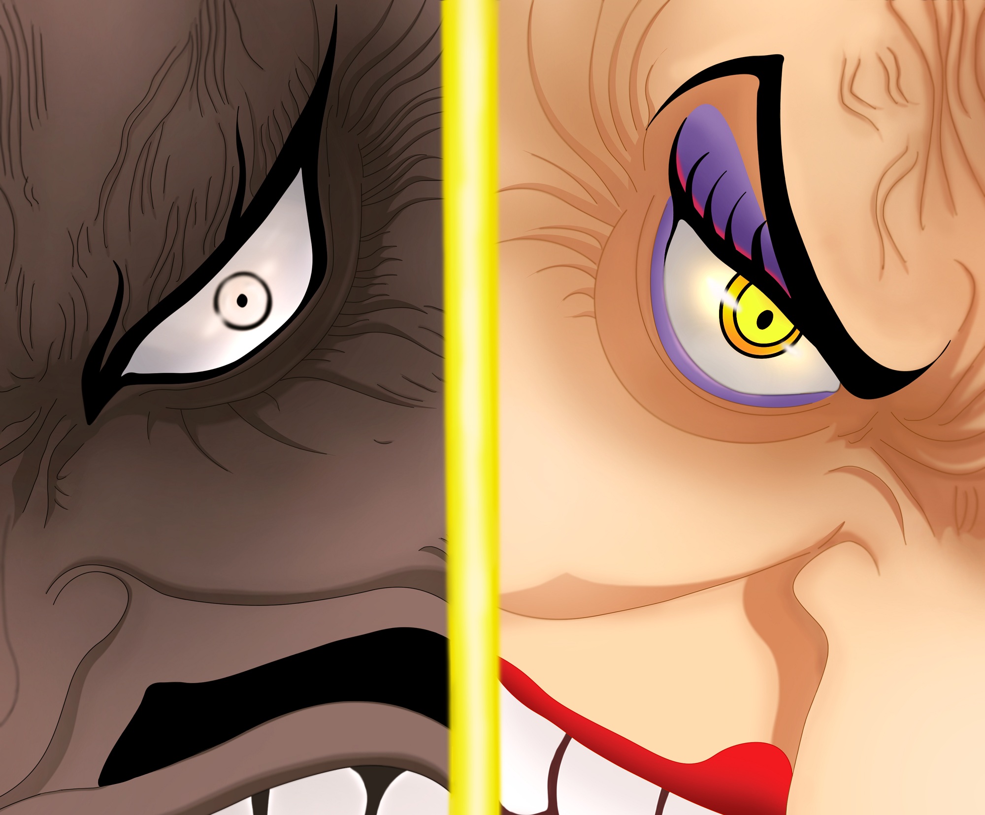 Descarga gratuita de fondo de pantalla para móvil de Animado, One Piece, Kaido (One Piece), Charlotte Linlin.