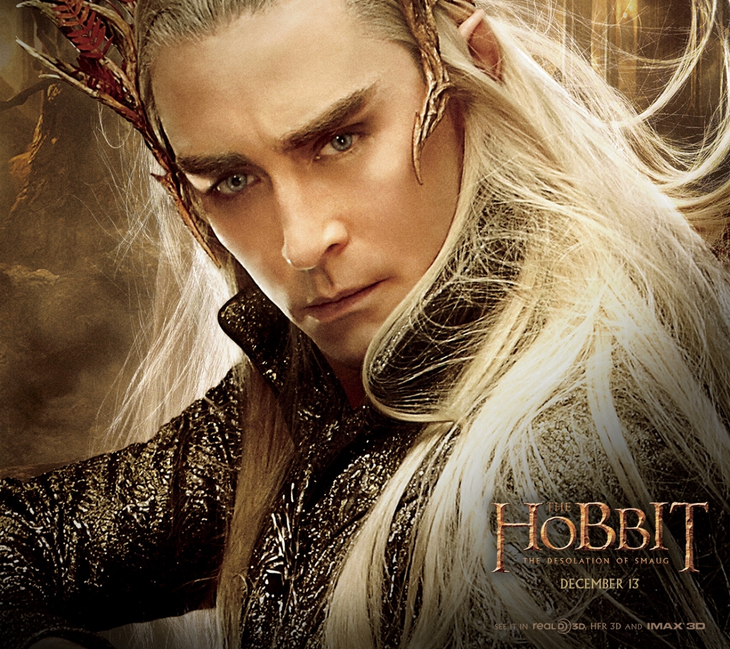 Download mobile wallpaper Elf, Movie, The Lord Of The Rings, The Hobbit: The Desolation Of Smaug, Thranduil for free.