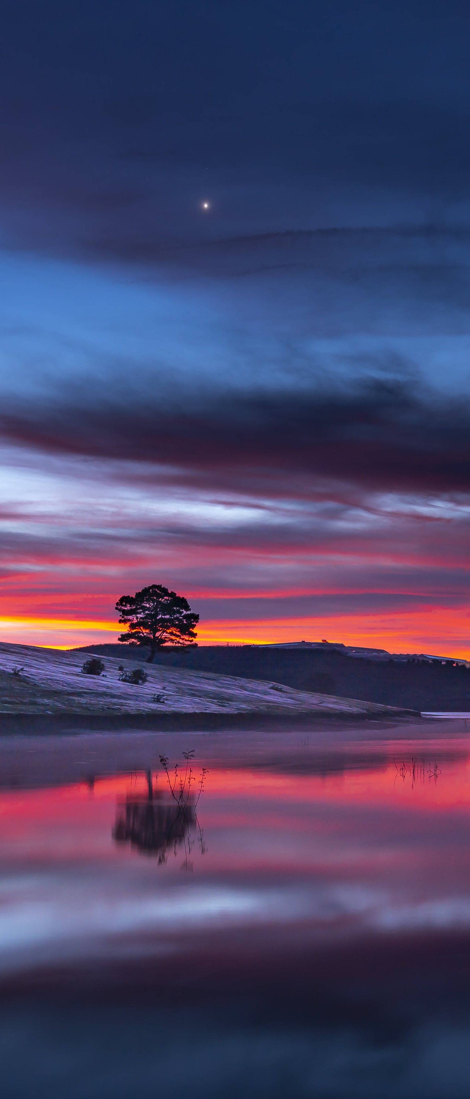 Free download wallpaper Sunset, Sky, Lakes, Lake, Reflection, Earth, Cloud on your PC desktop