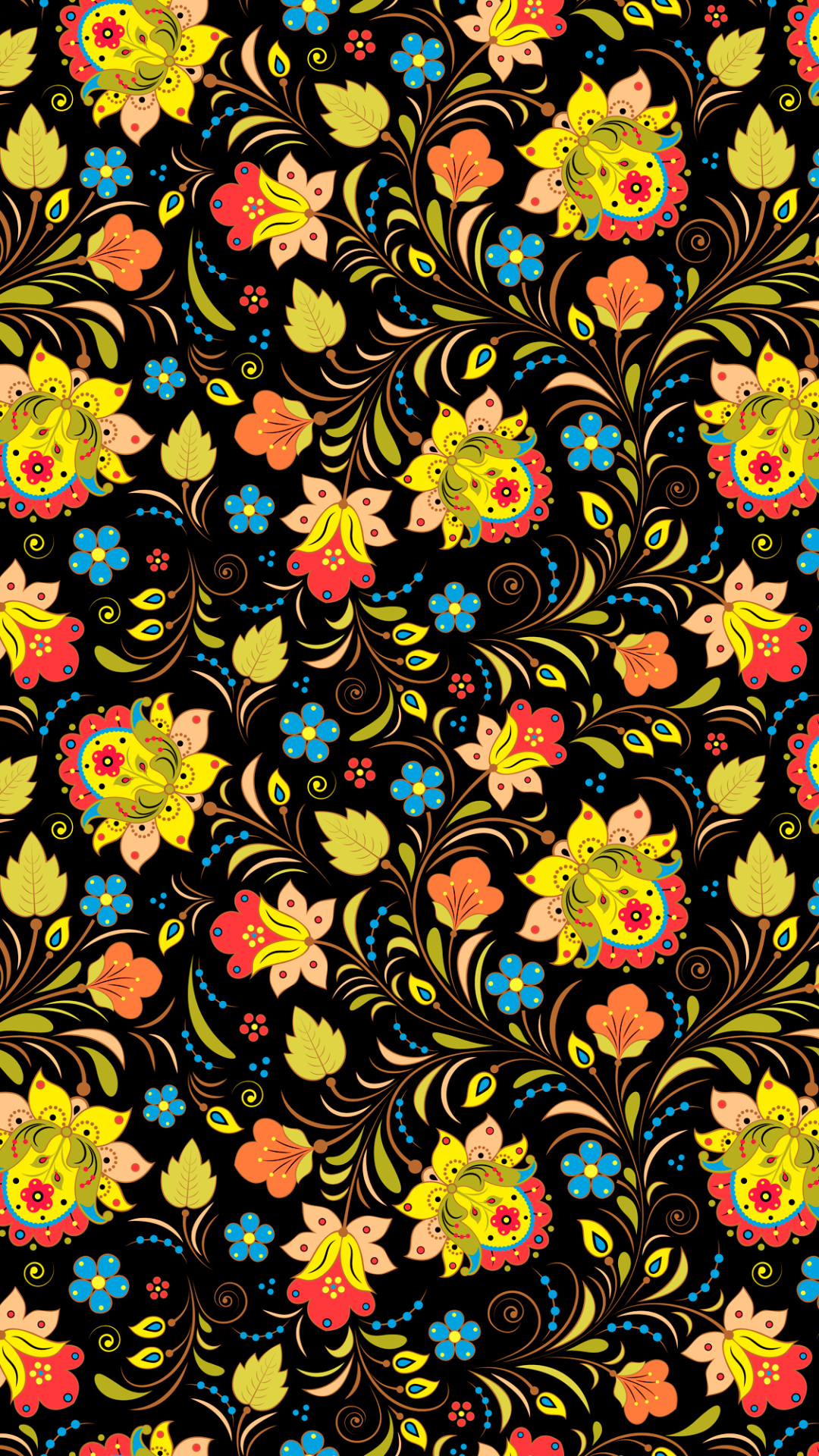 Download mobile wallpaper Flowers, Flower, Pattern, Colors, Colorful, Artistic for free.