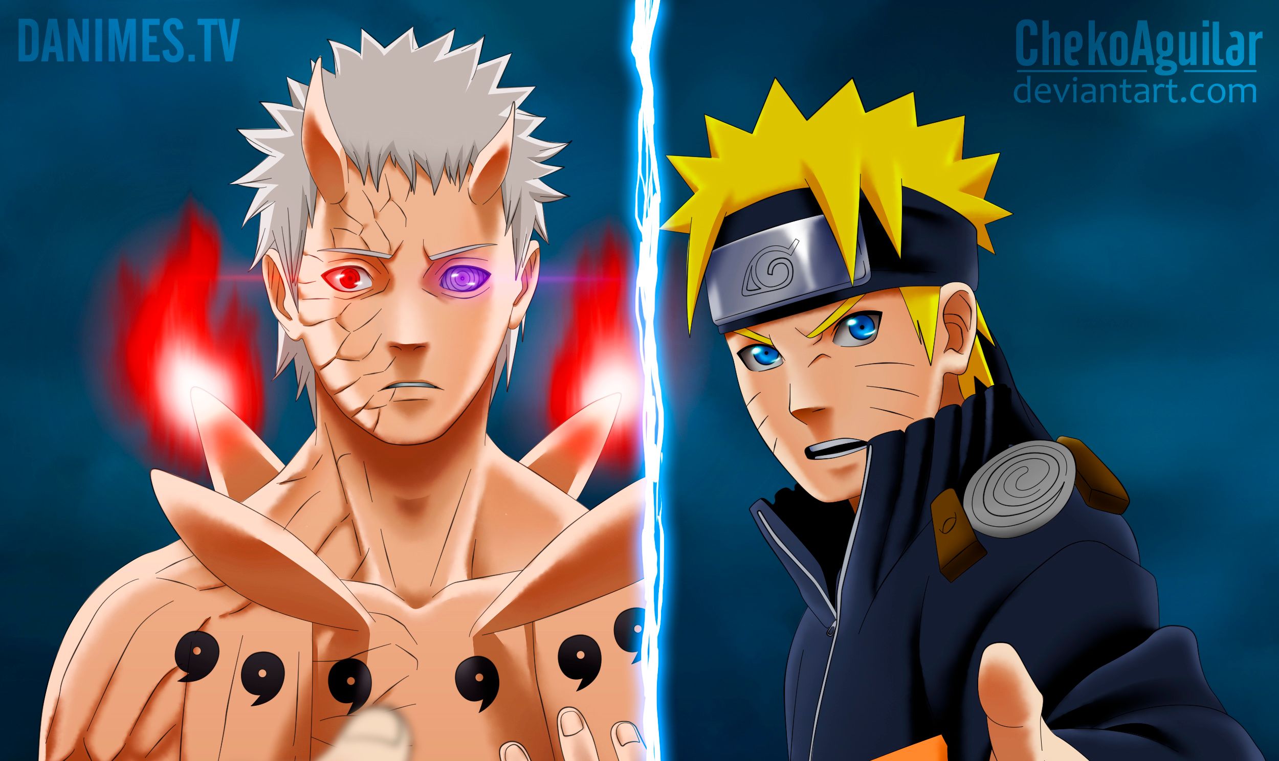 Laden Sie das Naruto, Animes, Naruto Uzumaki, Obito Uchiha-Bild kostenlos auf Ihren PC-Desktop herunter