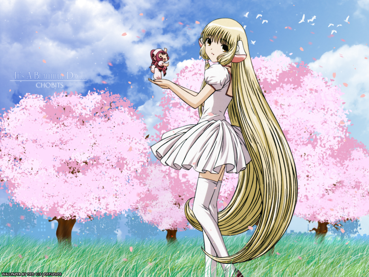 Handy-Wallpaper Chobits, Animes kostenlos herunterladen.