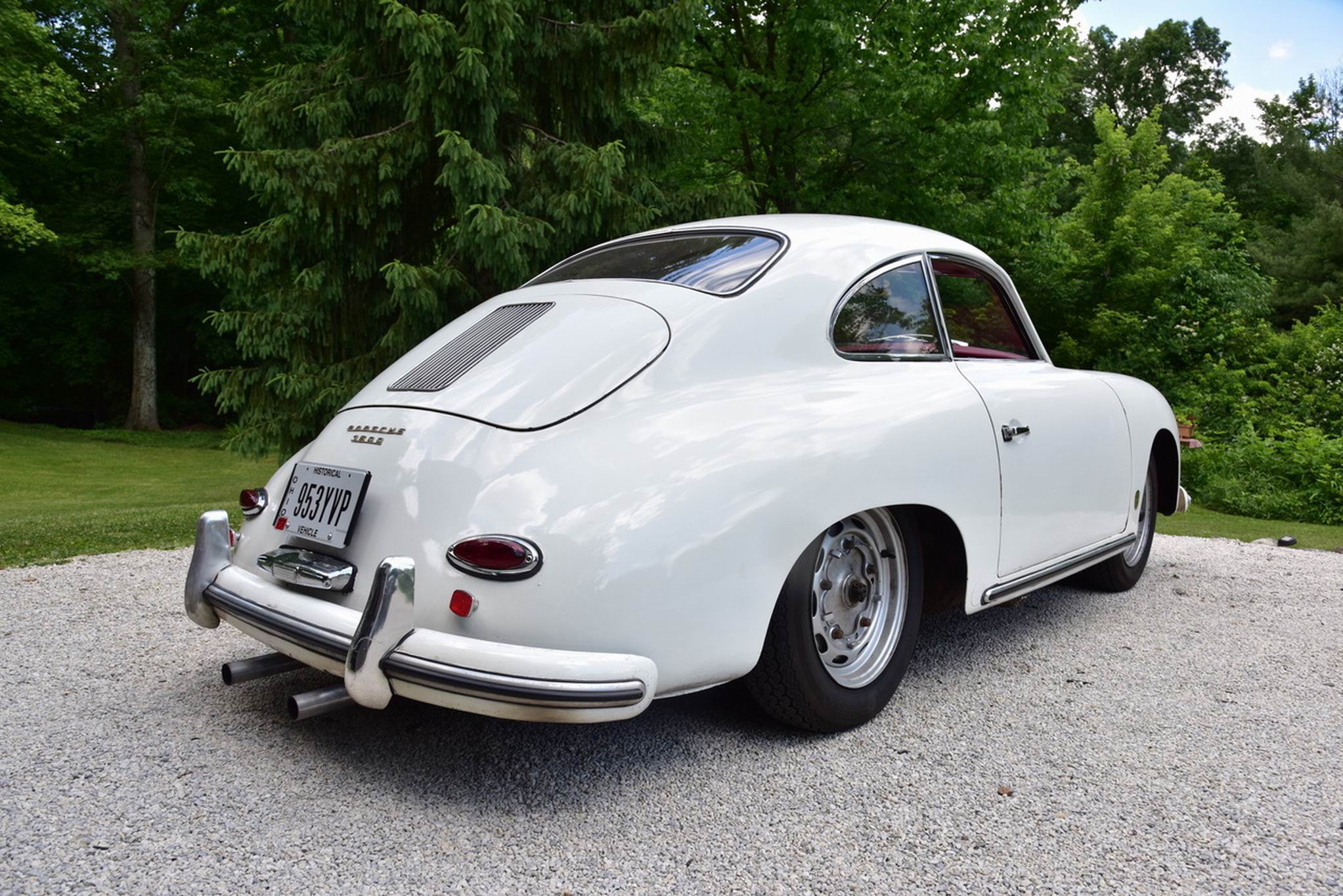 Handy-Wallpaper Auto, Coupe, Altes Auto, Fahrzeuge, Weißes Auto, Porsche 356A 1 6, Porsche 356A kostenlos herunterladen.