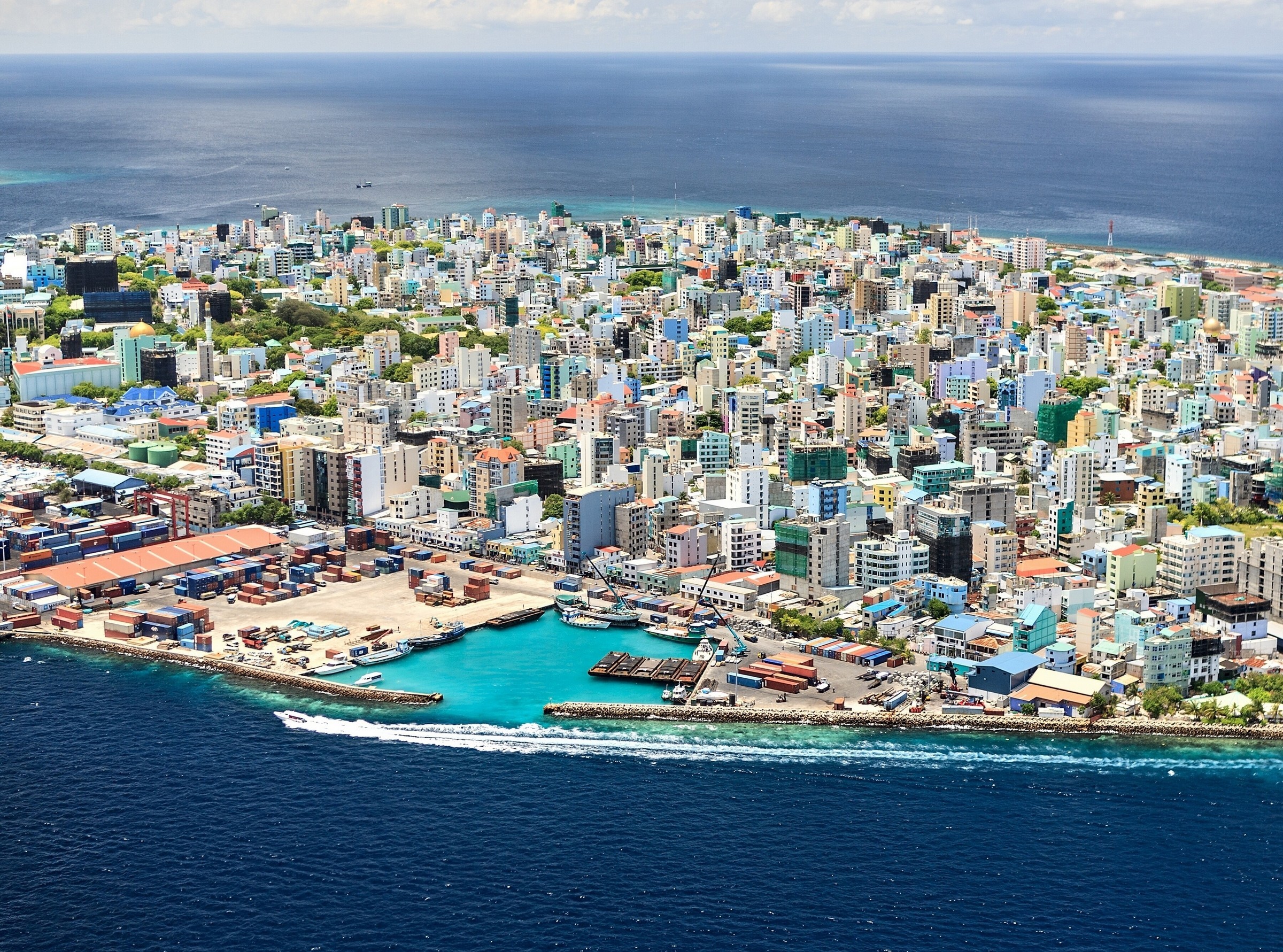 343235 télécharger l'image maldives, mer, construction humaine, homme, atoll, tropiques, villes - fonds d'écran et économiseurs d'écran gratuits