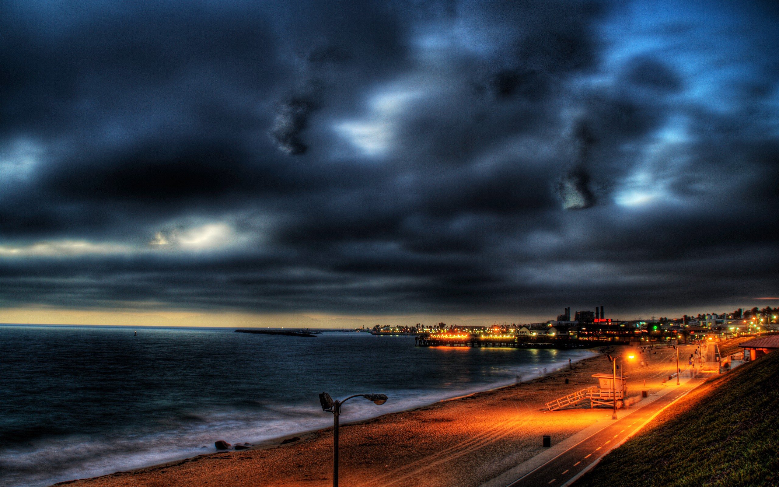 Скачати мобільні шпалери Океан, Hdr, Фотографія безкоштовно.