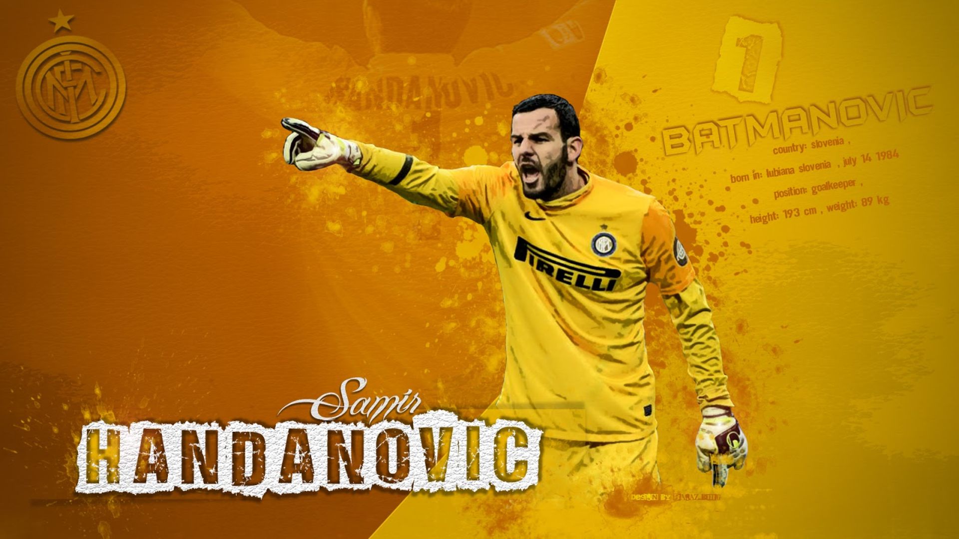 Free download wallpaper Sports, Inter Milan, Samir Handanović on your PC desktop