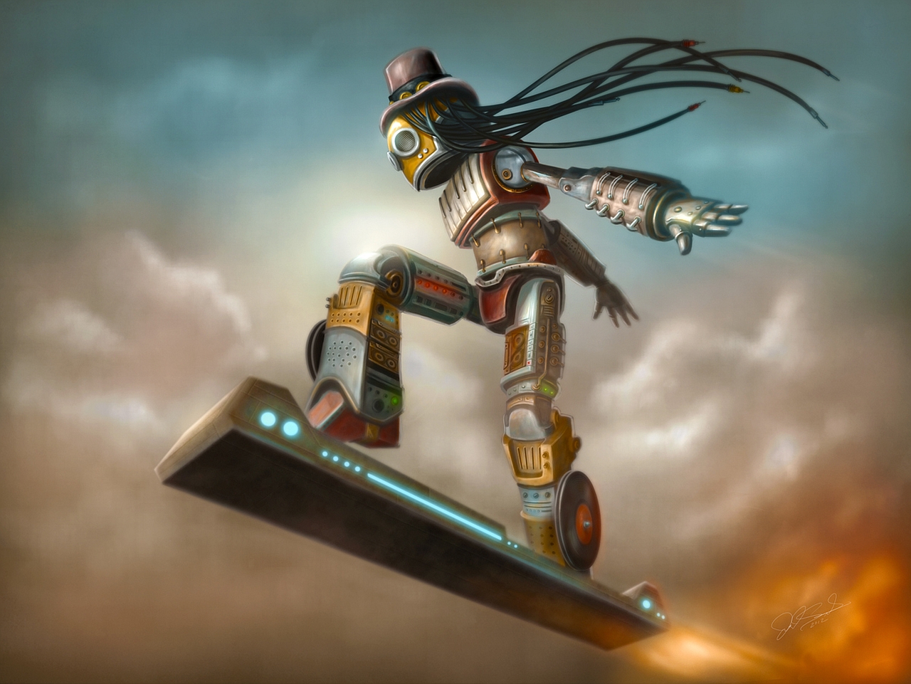 Free download wallpaper Robot, Sci Fi on your PC desktop