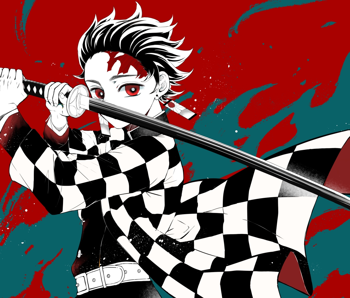Laden Sie das Animes, Demon Slayer, Tanjiro Kamado-Bild kostenlos auf Ihren PC-Desktop herunter