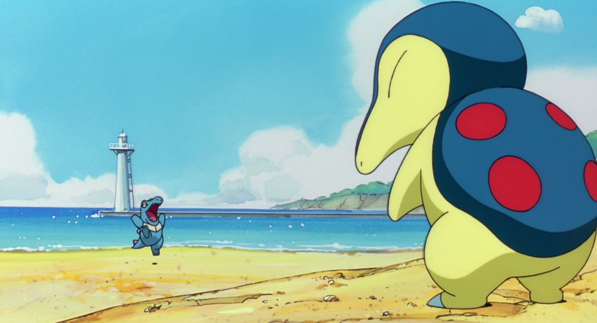 Download mobile wallpaper Anime, Pokémon, Cyndaquil (Pokémon), Totodile (Pokémon), Pikachu's Pikaboo for free.