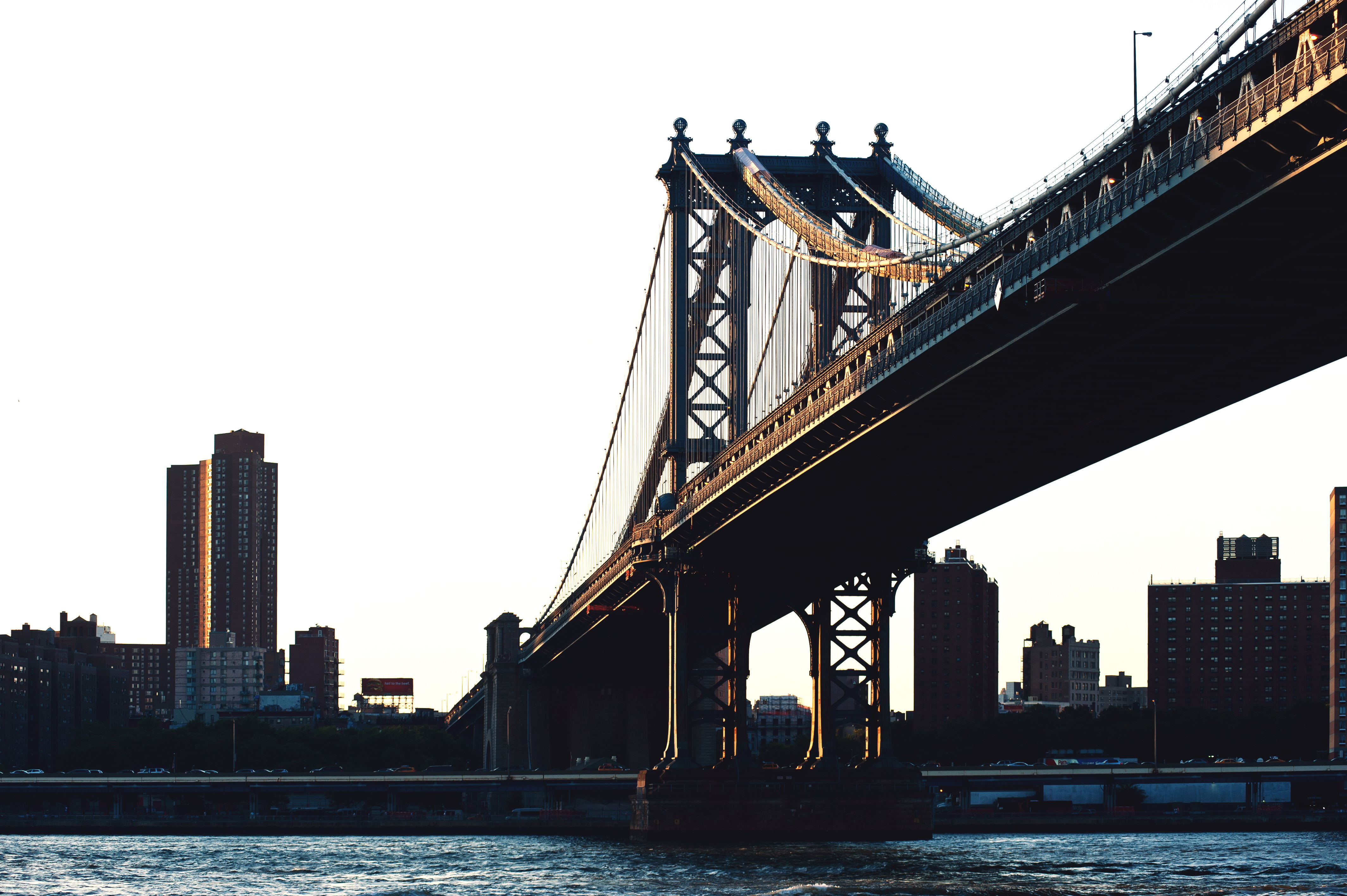 Скачать обои бесплатно Мосты, Манхэттенский Мост, Сделано Человеком картинка на рабочий стол ПК
