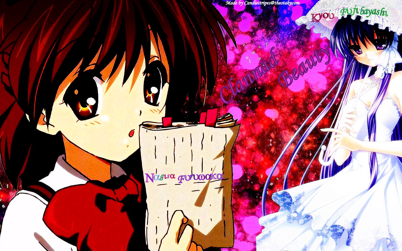 Handy-Wallpaper Animes, Kyou Fujibayashi, Clannad, Nagisa Furukawa kostenlos herunterladen.