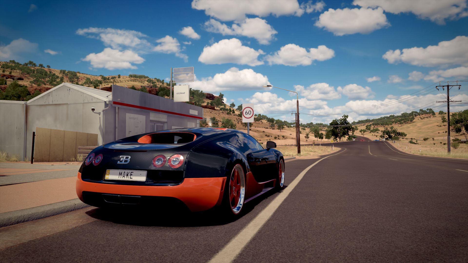 Download mobile wallpaper Street, Bugatti Veyron, Video Game, Forza Horizon 3, Forza for free.
