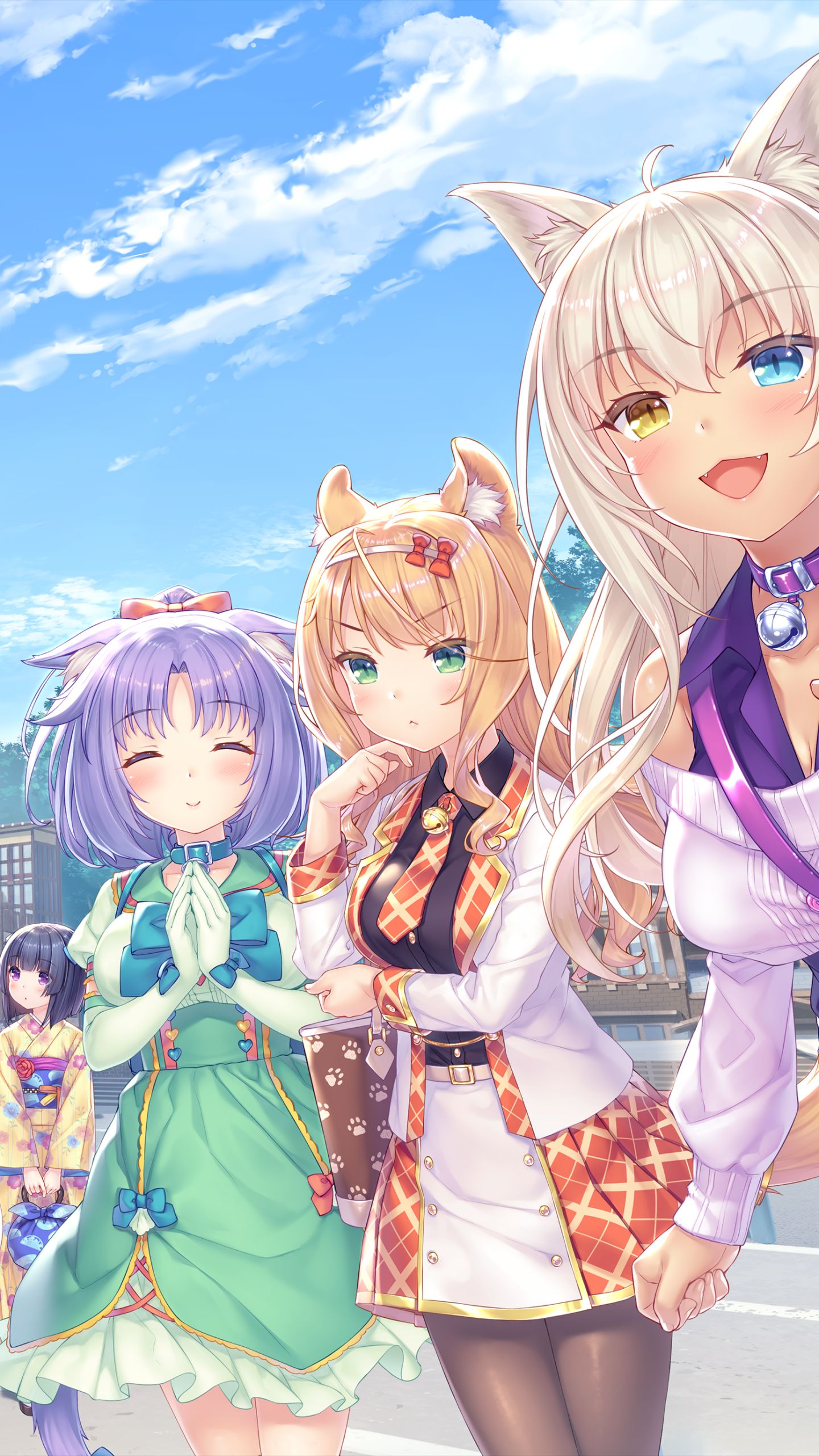 Free download wallpaper Anime, Nekopara on your PC desktop