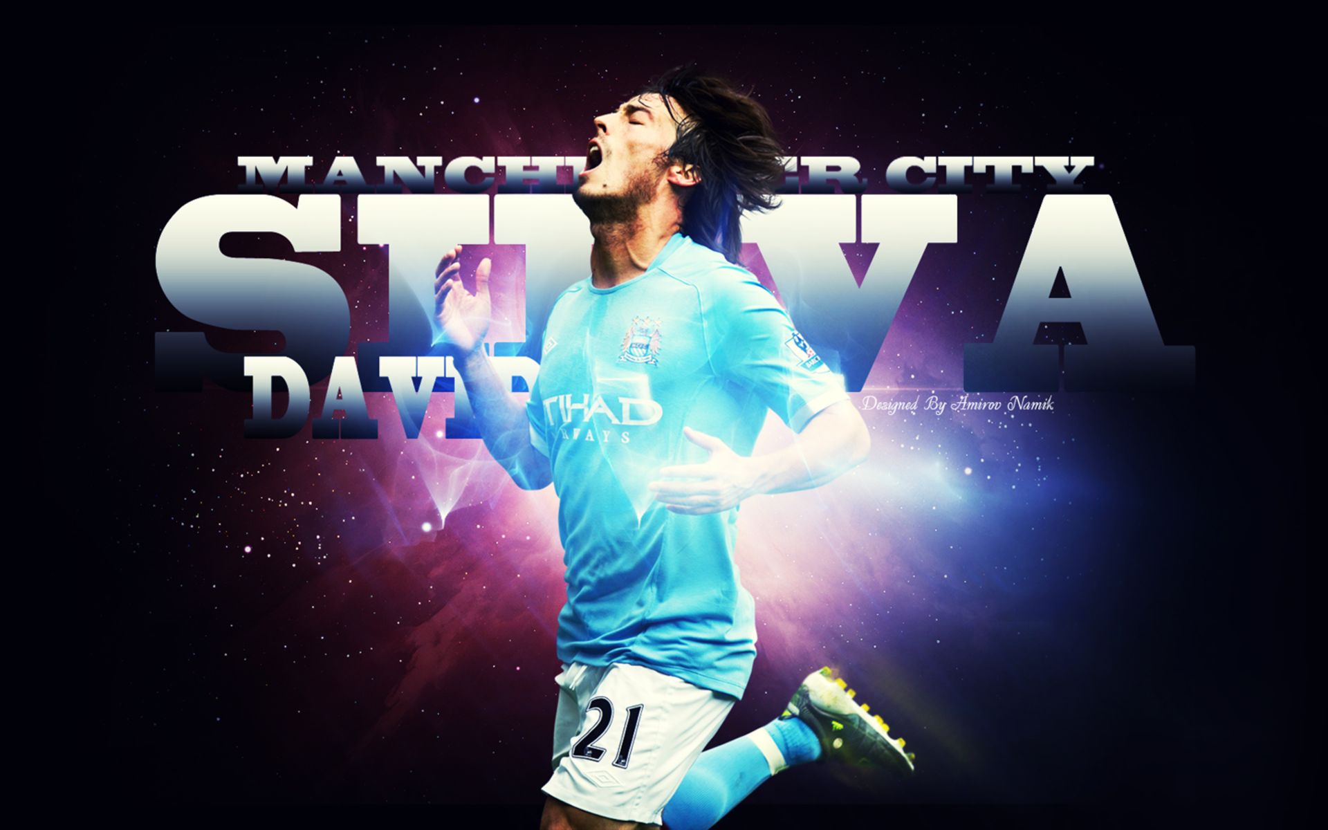Download mobile wallpaper Sports, Soccer, Manchester City F C, David Silva for free.