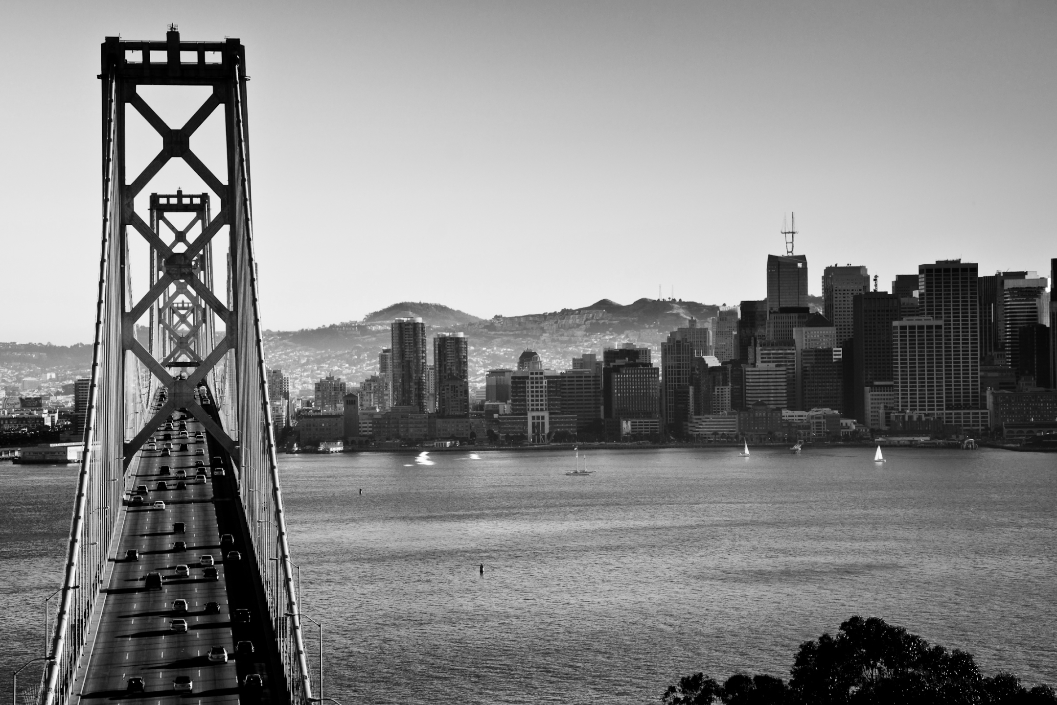 Download mobile wallpaper Cities, San Francisco, Bay Bridge, Man Made for free.