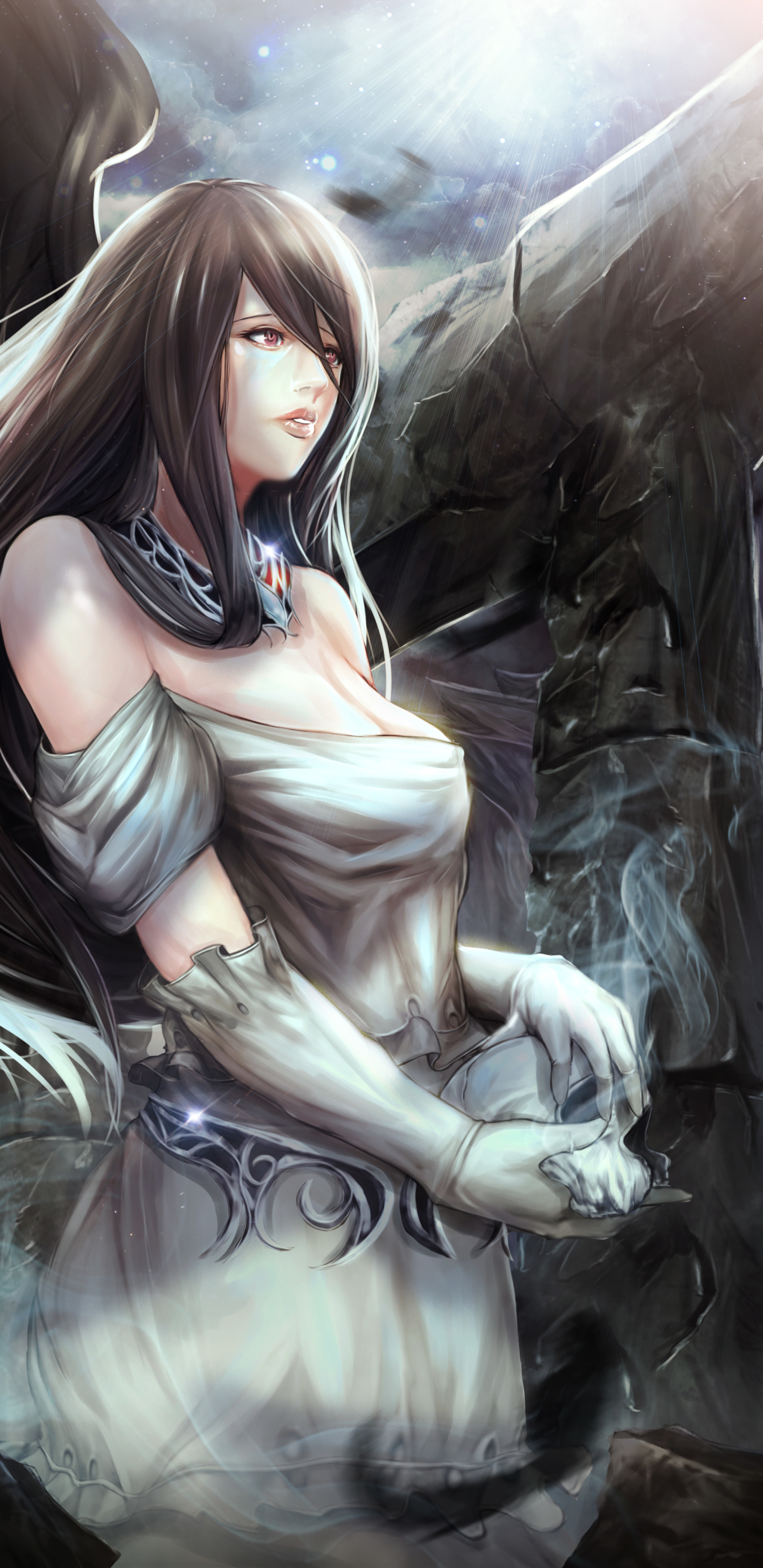 Download mobile wallpaper Anime, Albedo (Overlord) for free.