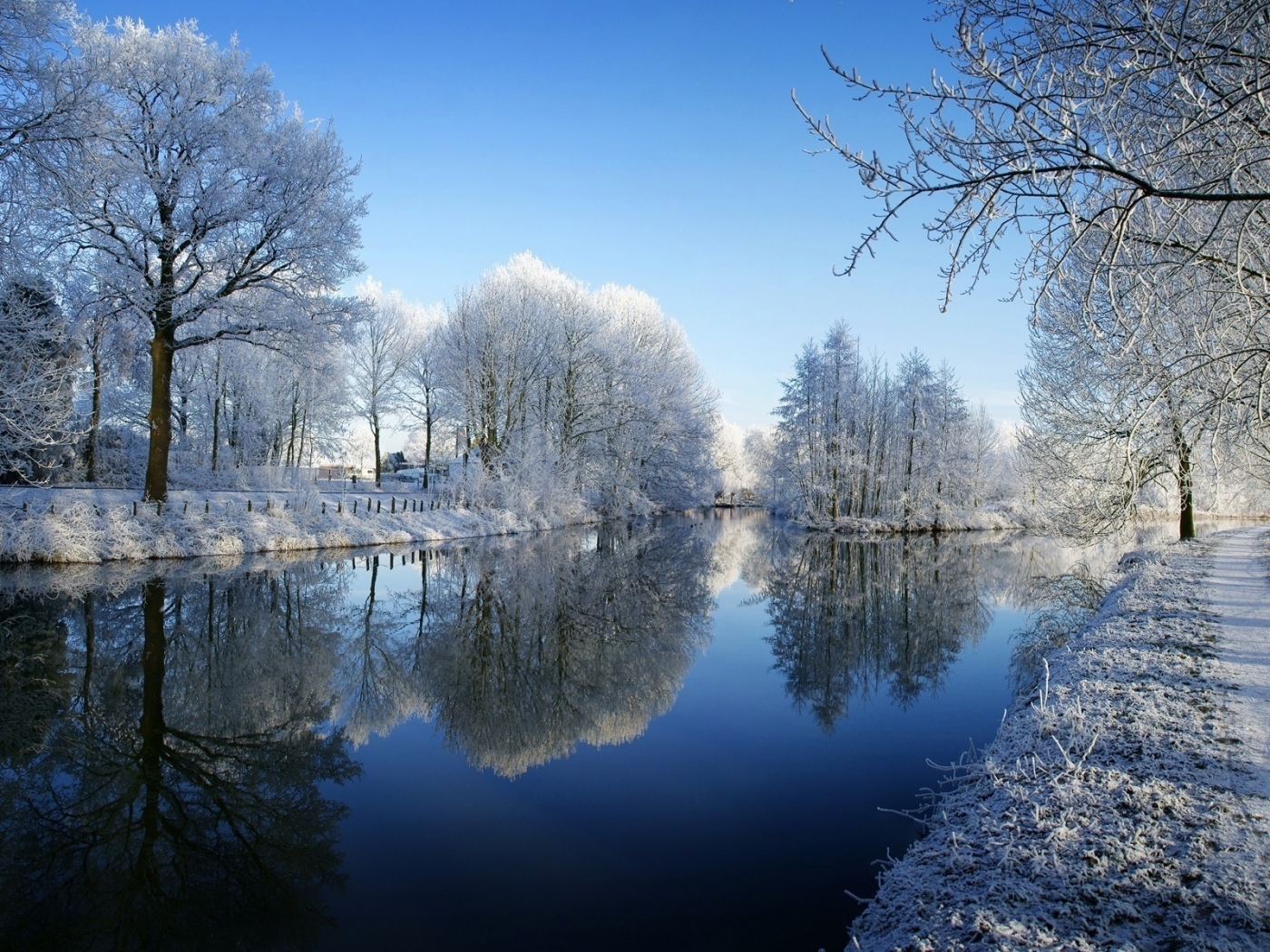 Завантажити шпалери безкоштовно Пейзаж, Зима, Річка картинка на робочий стіл ПК