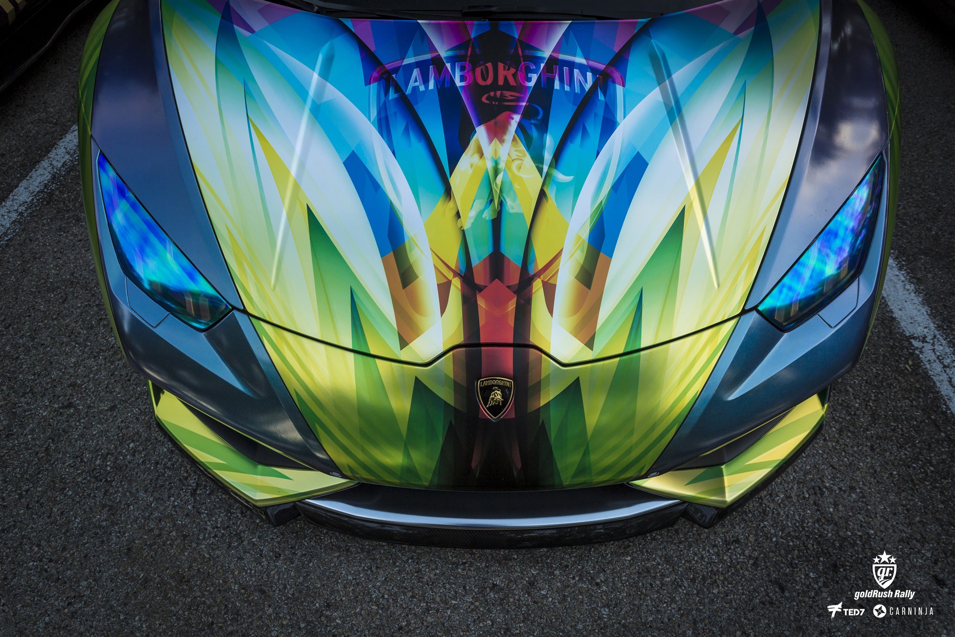 Baixe gratuitamente a imagem Lamborghini, Carro, Colorido, Logotipo, Veículos, Lamborghini Huracán na área de trabalho do seu PC