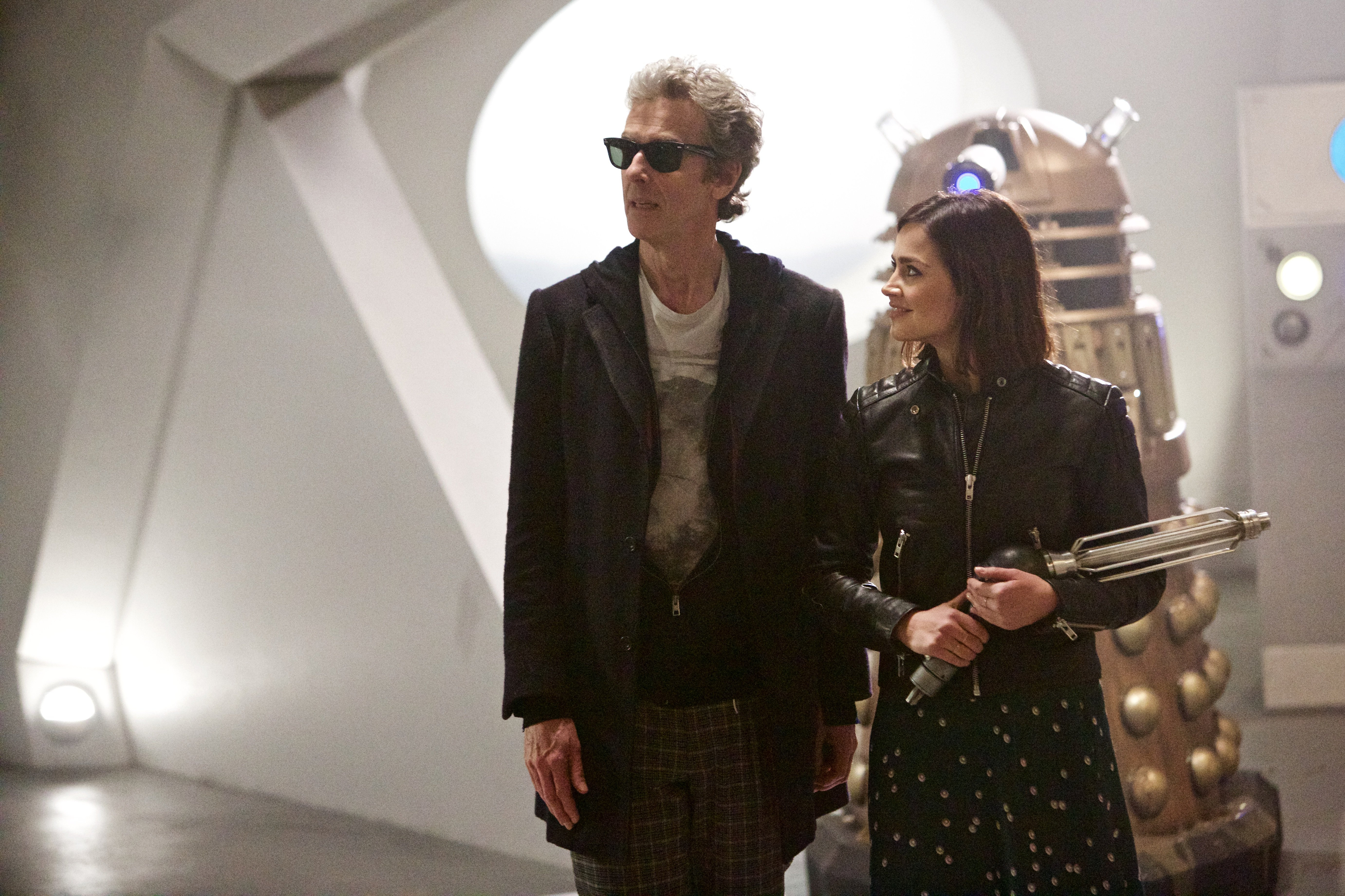 Free download wallpaper Doctor Who, Tv Show, Peter Capaldi, Jenna Coleman, Clara Oswald, 12Th Doctor on your PC desktop