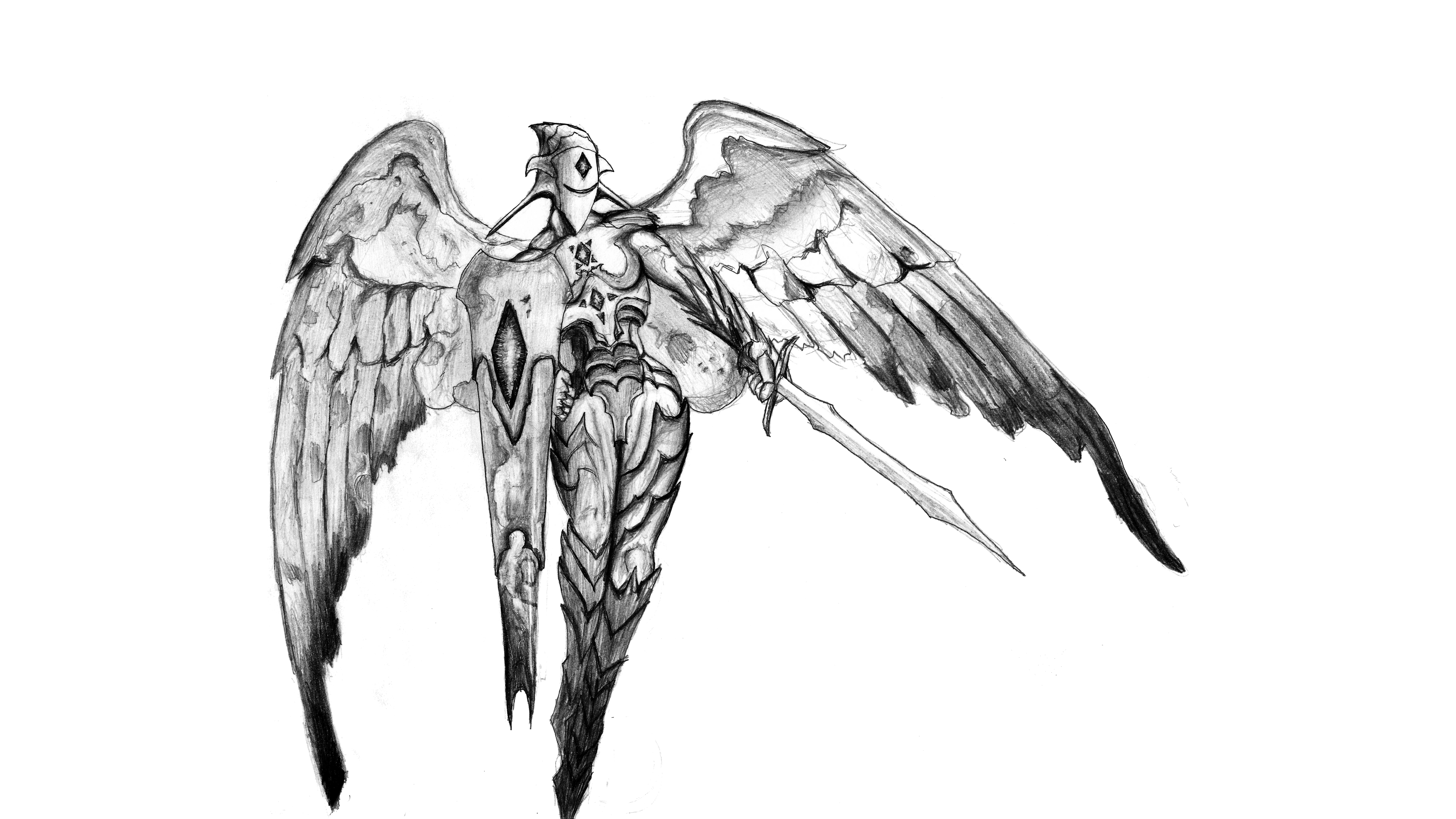 Free download wallpaper Angel Warrior, Fantasy on your PC desktop