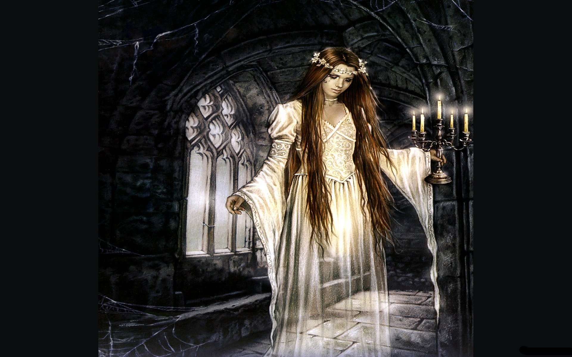 Free download wallpaper Fantasy, Candle, Witch on your PC desktop
