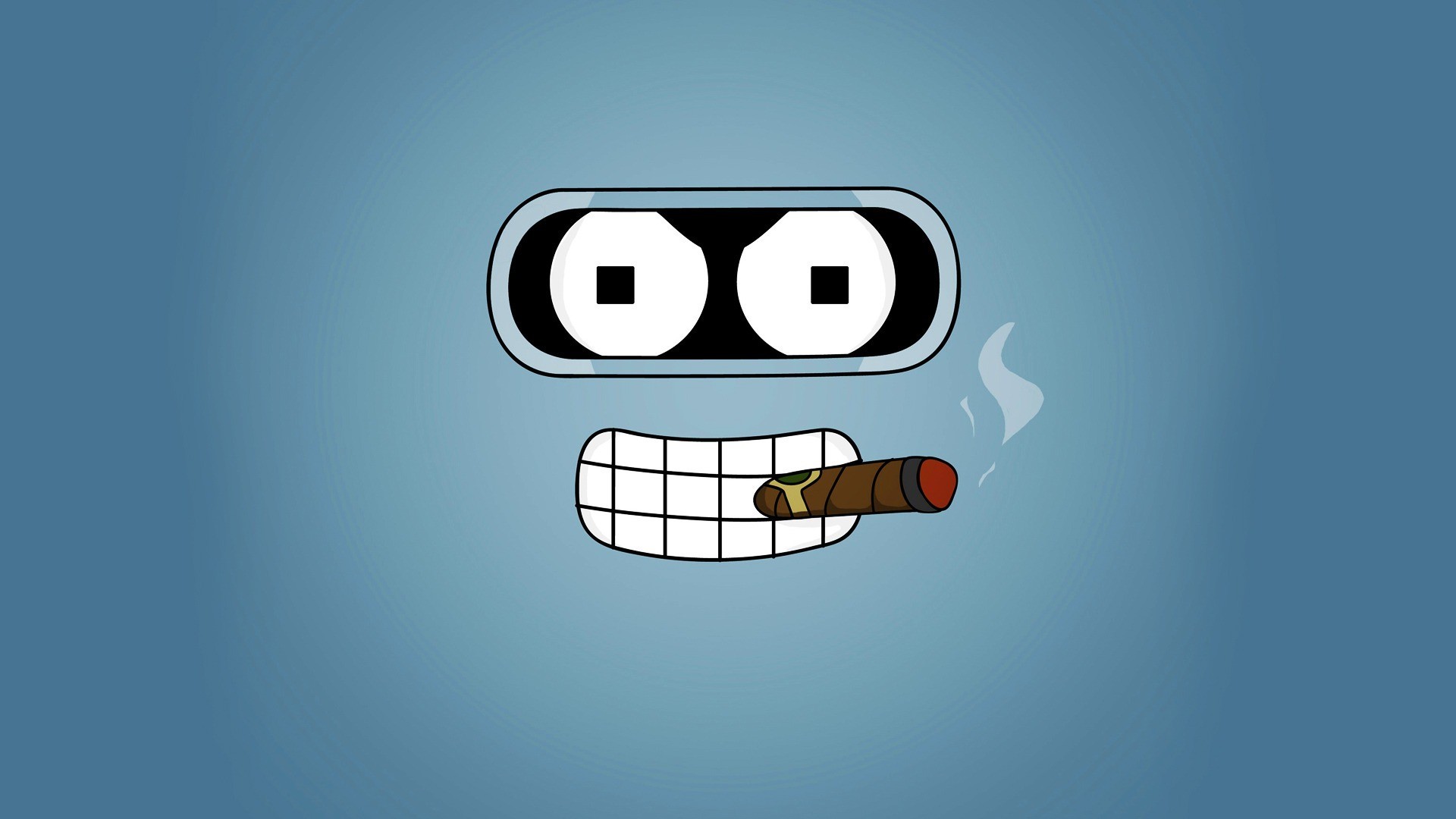 Download mobile wallpaper Smoking, Futurama, Bender (Futurama), Cartoon, Tv Show for free.