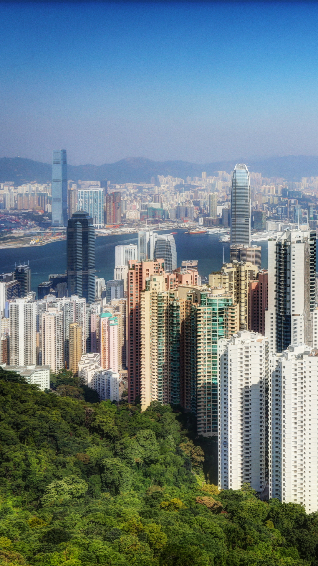 Скачать картинку Города, Мегаполис, Китай, Гонконг, Сделано Человеком, Кита́й в телефон бесплатно.