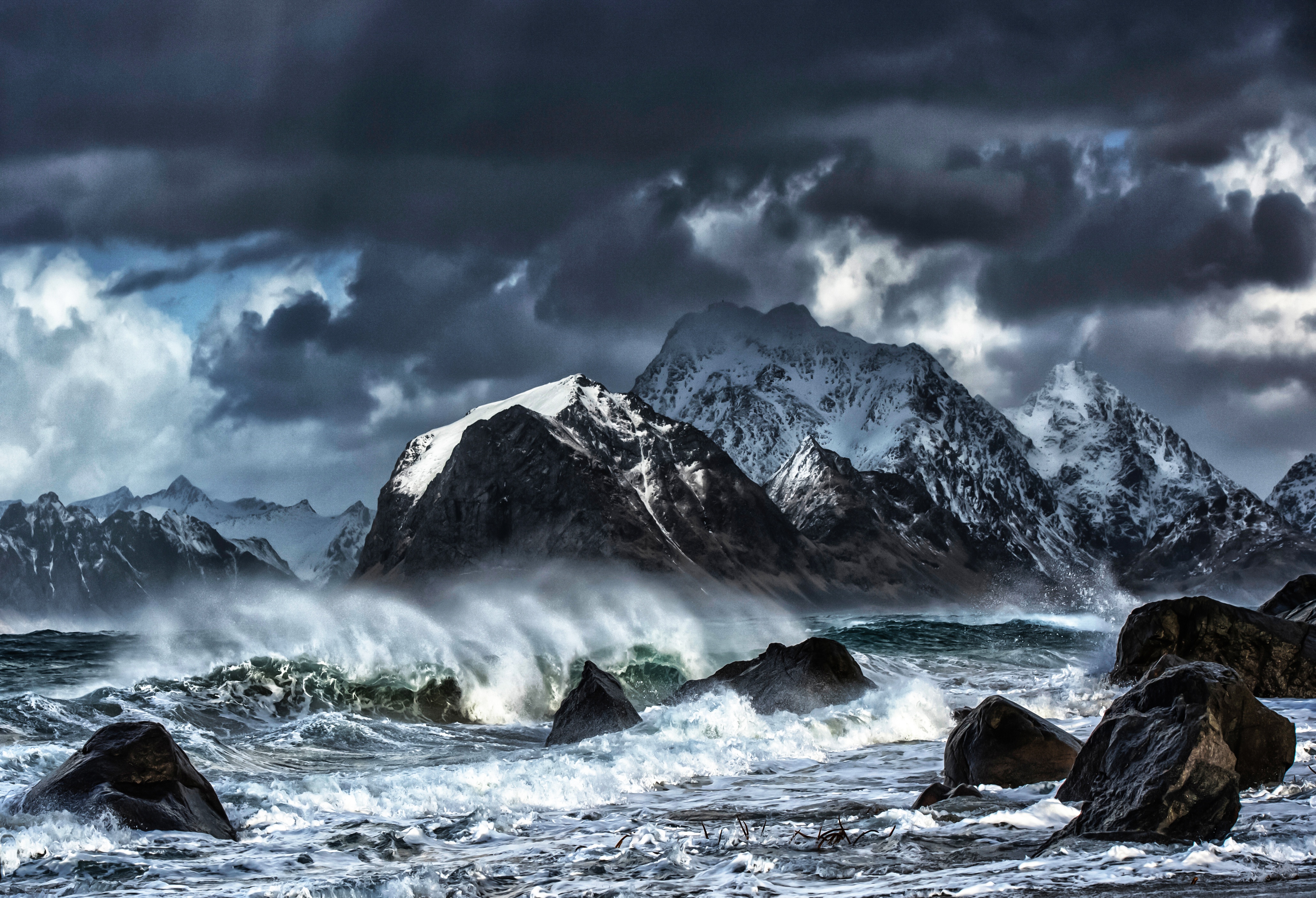 Téléchargez gratuitement l'image Montagnes, Montagne, Nuage, Vague, La Nature, Terre/nature sur le bureau de votre PC