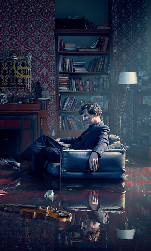 Handy-Wallpaper Sherlock, Fernsehserien, Sherlock Holmes kostenlos herunterladen.