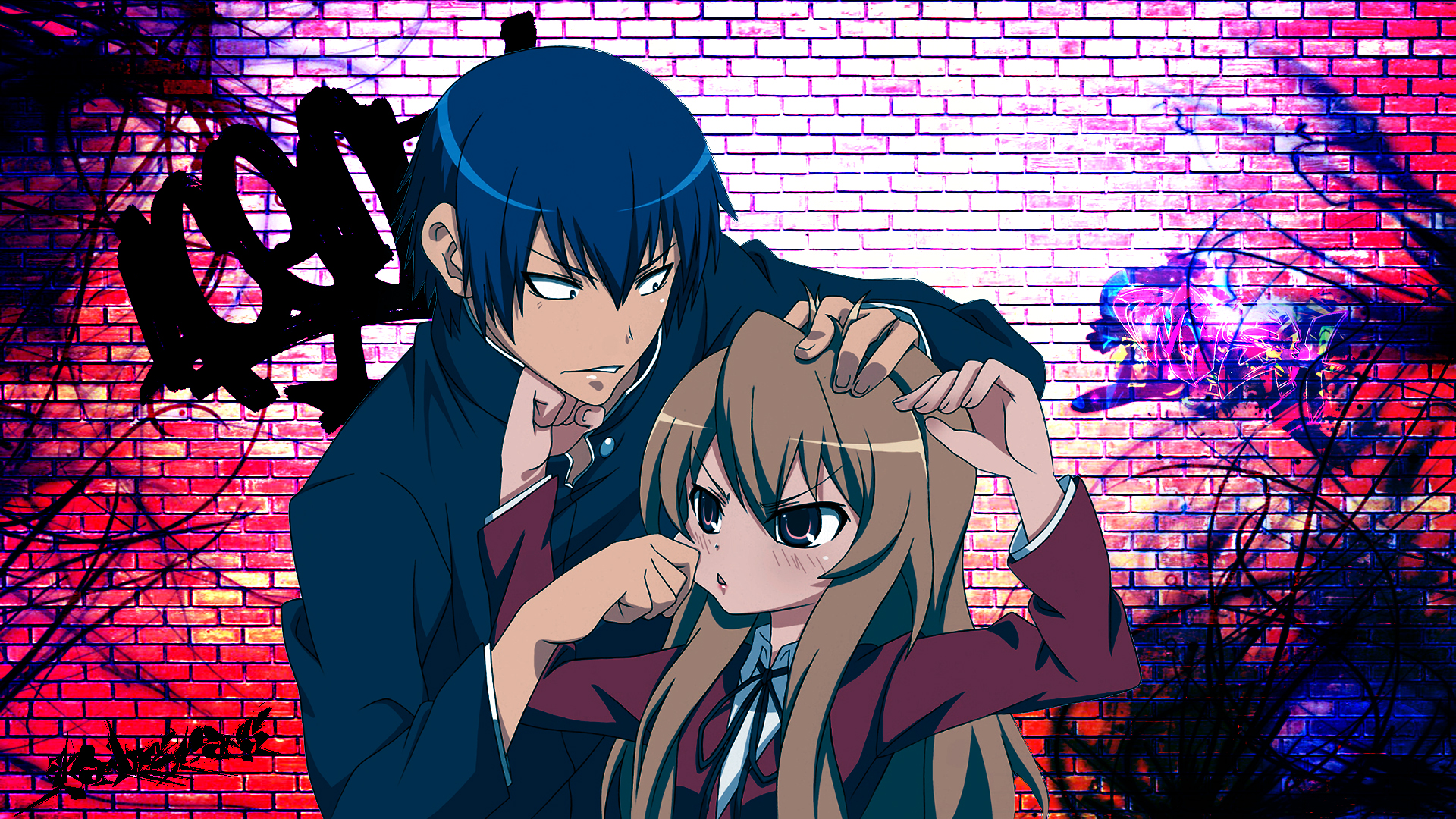 Baixe gratuitamente a imagem Anime, Grafite, Toradora! na área de trabalho do seu PC