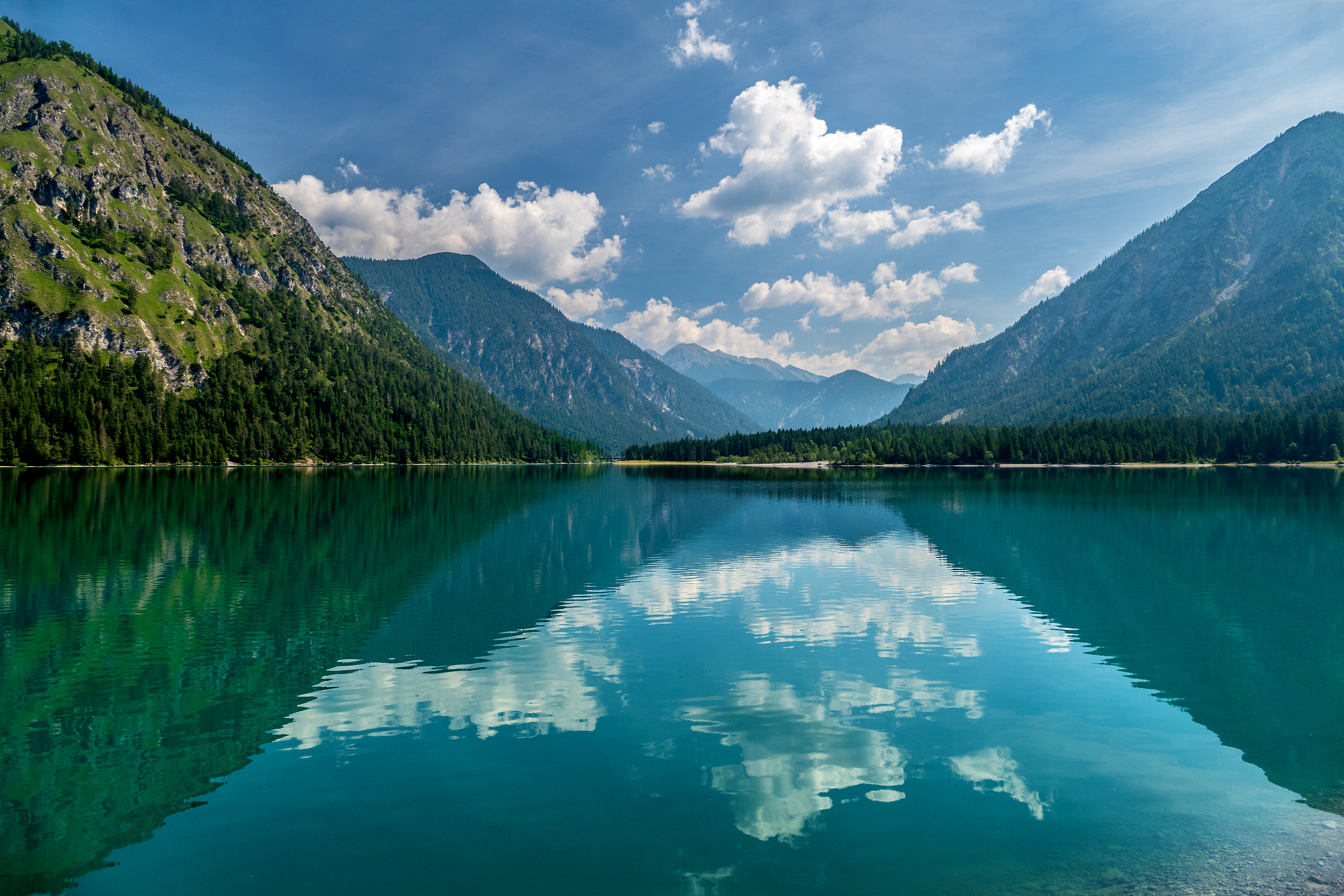 Téléchargez gratuitement l'image Réflexion, Pente, Nature, Montagnes, Lac, Paysage sur le bureau de votre PC