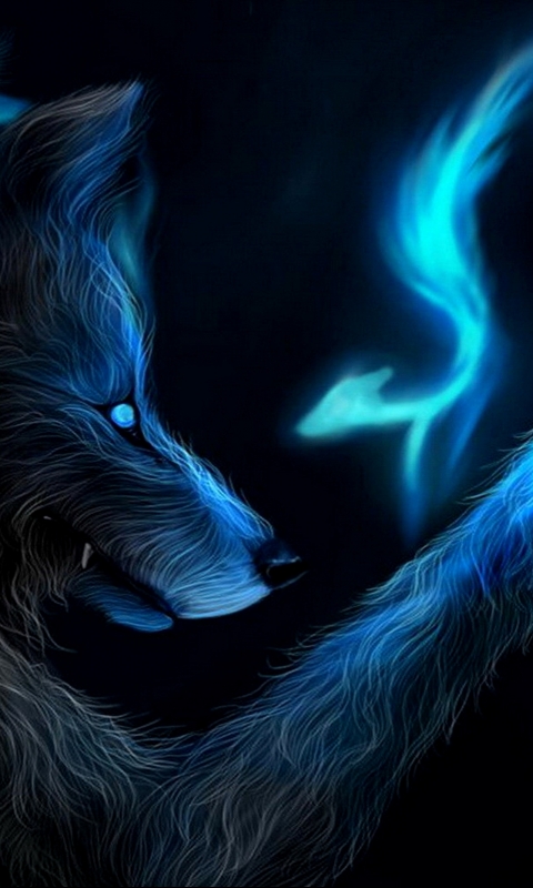 Download mobile wallpaper Dark, Wolf, Werewolf for free.