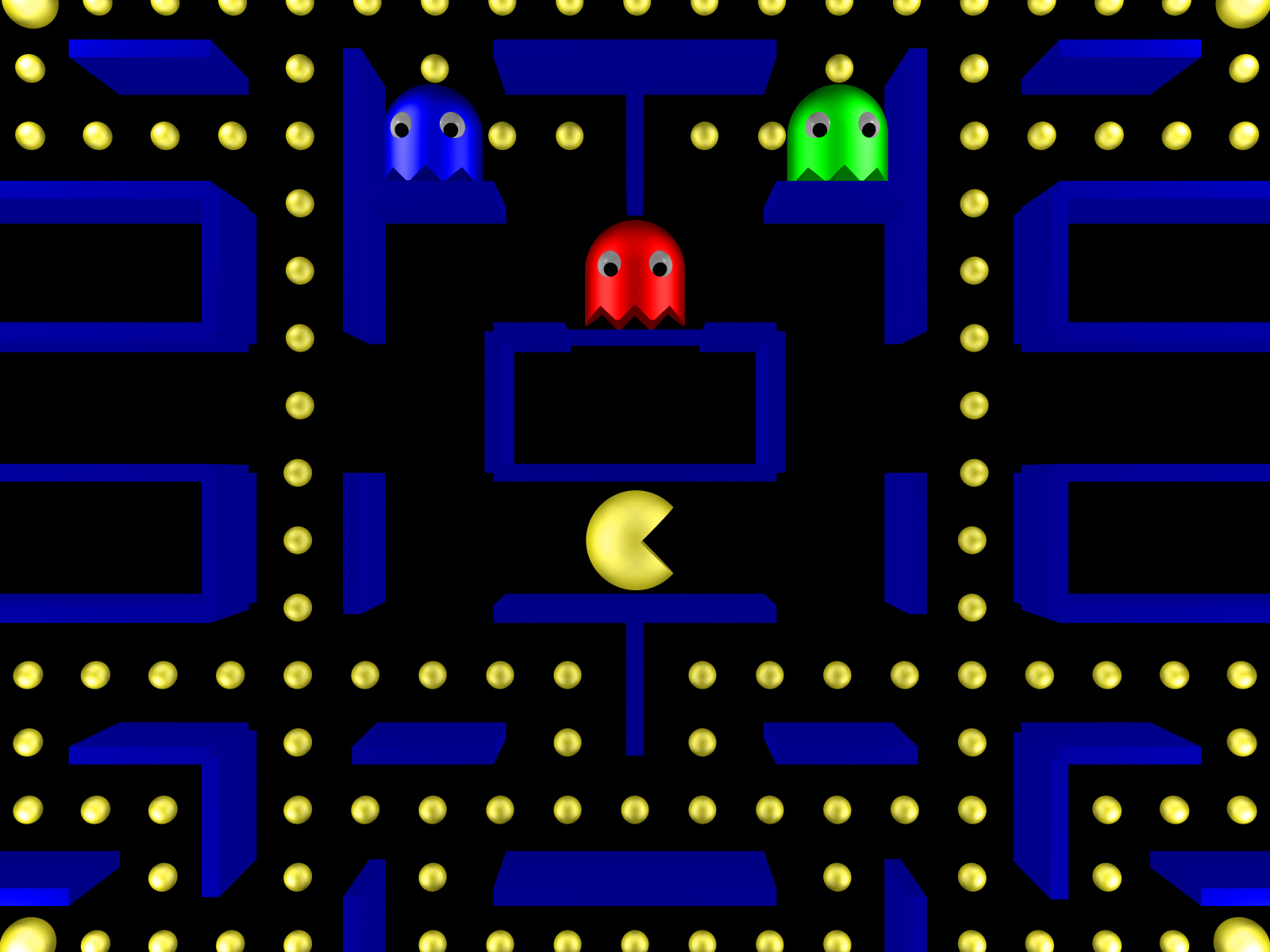 Free download wallpaper Pac Man, Video Game on your PC desktop