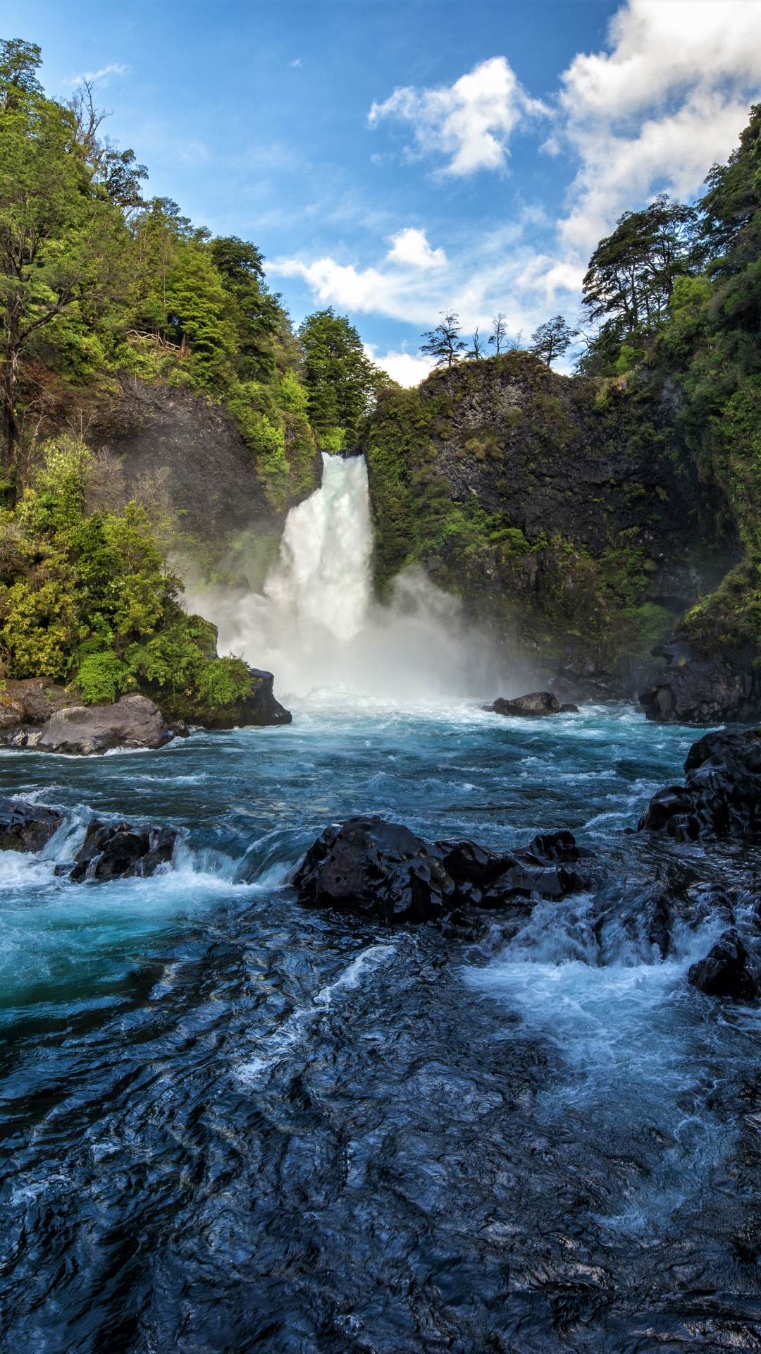 Download mobile wallpaper Waterfalls, Waterfall, Earth, River for free.