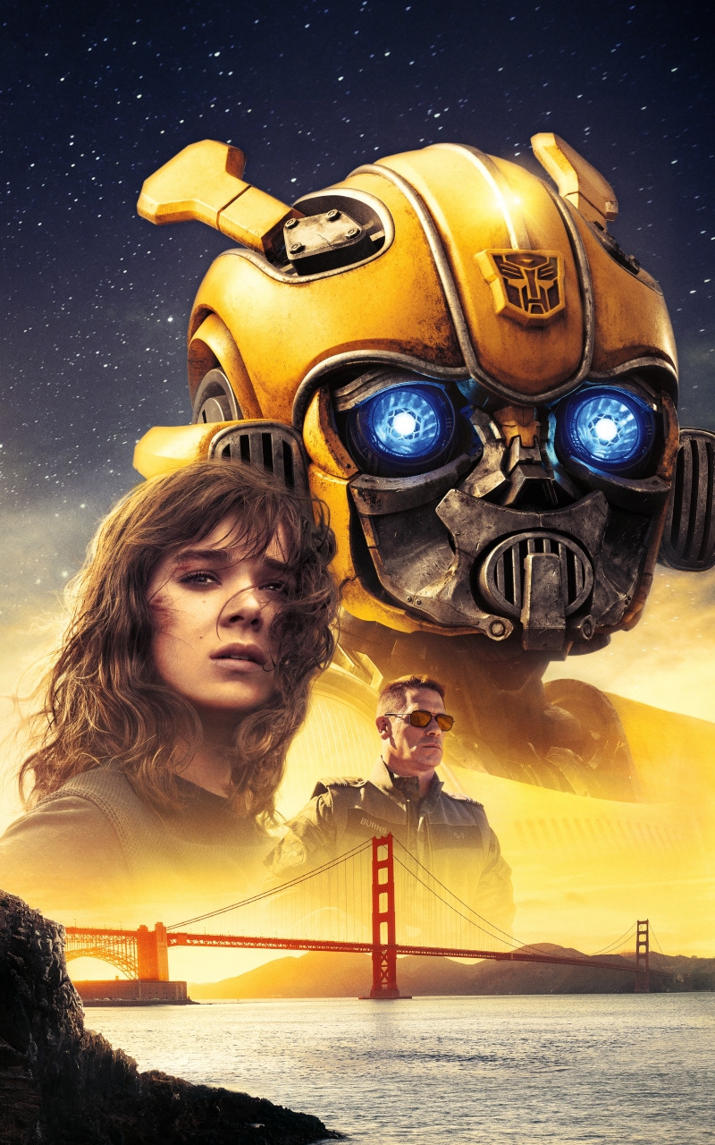 Download mobile wallpaper Bumblebee, Movie, Hailee Steinfeld, Bumblebee (Transformers) for free.