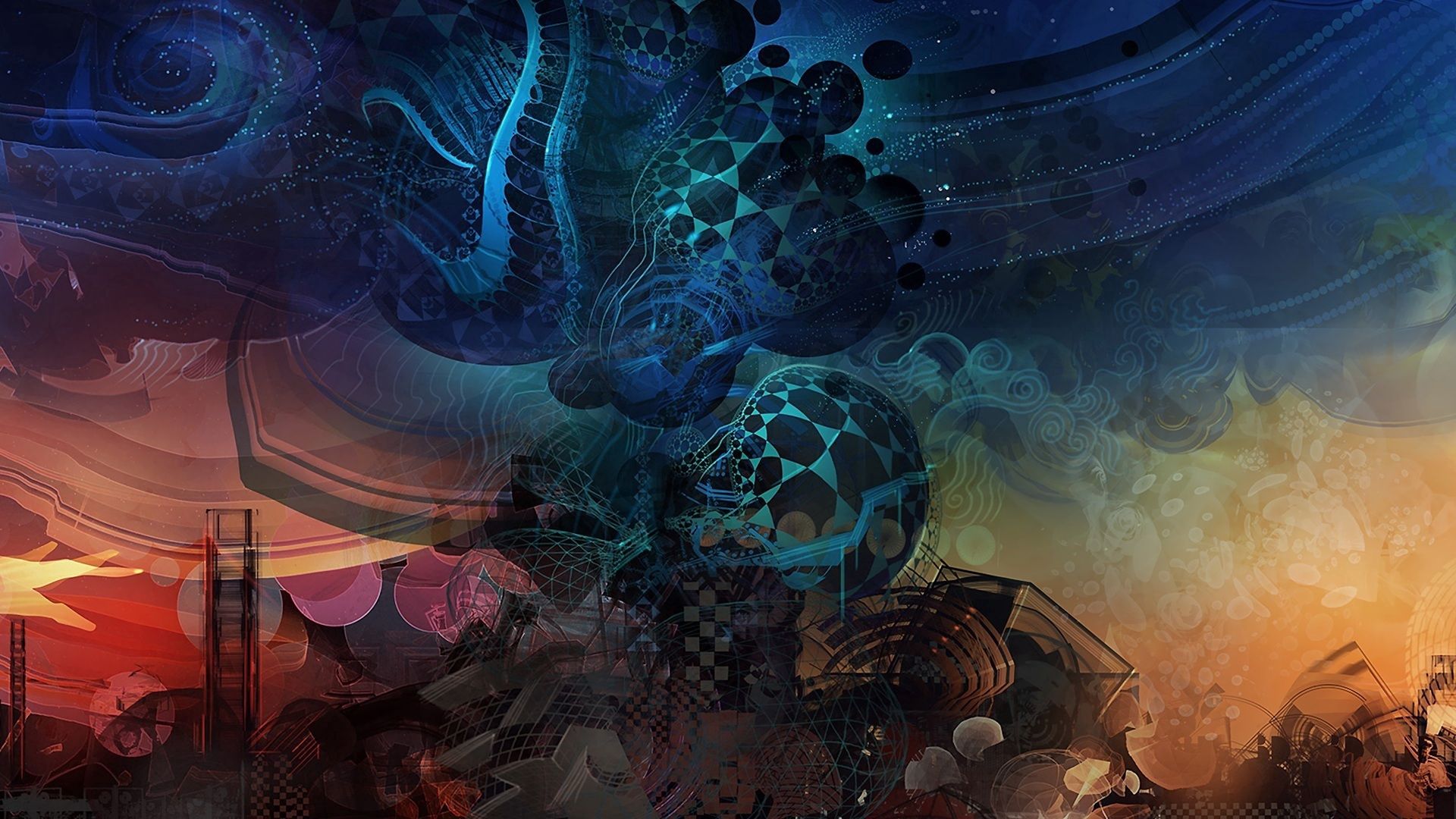Download PC Wallpaper abstract, fantasy, shine, light, pattern, imagination