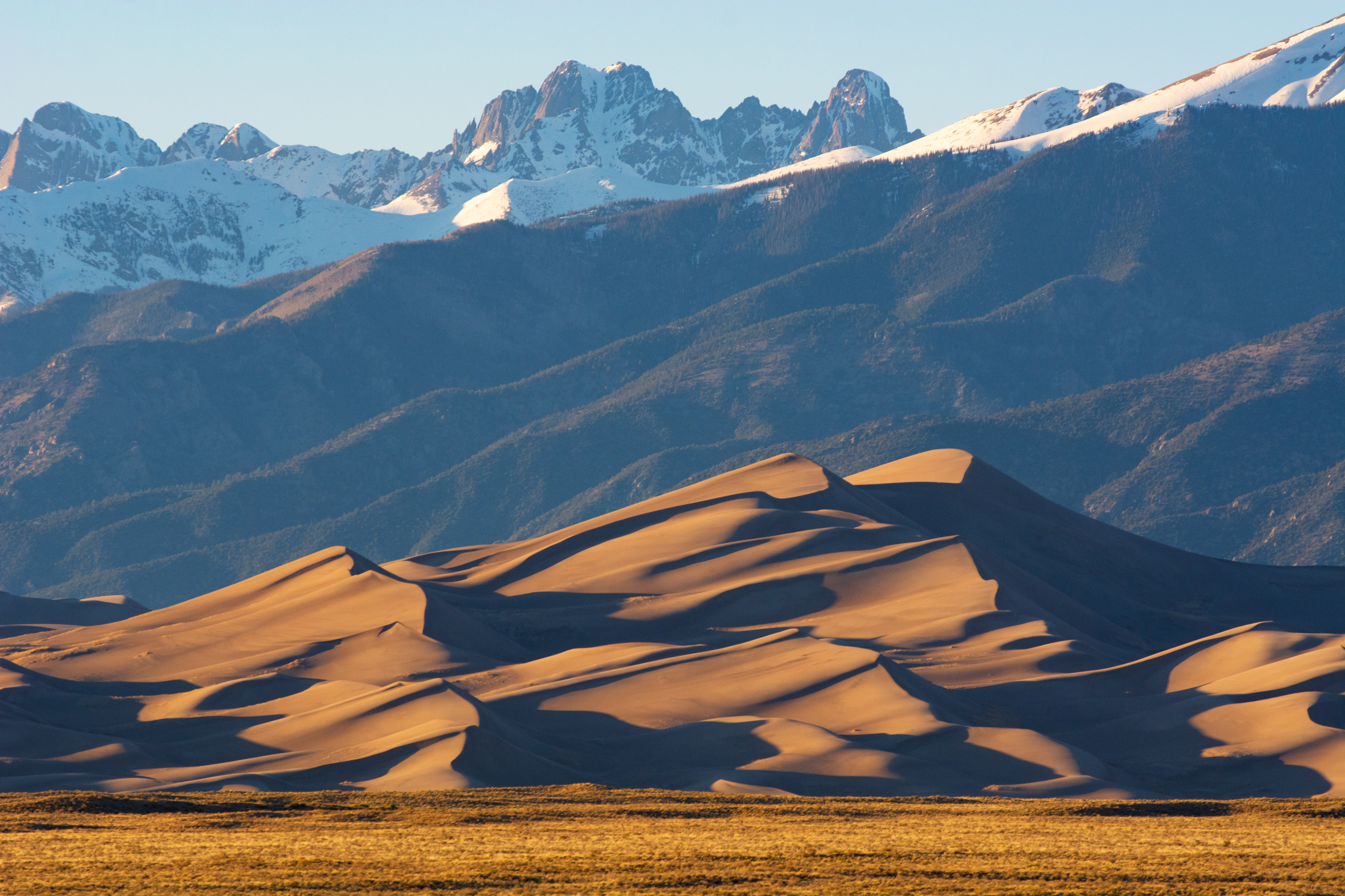 nature, mountains, sand, hills, snow covered, snowbound, slope desktop HD wallpaper