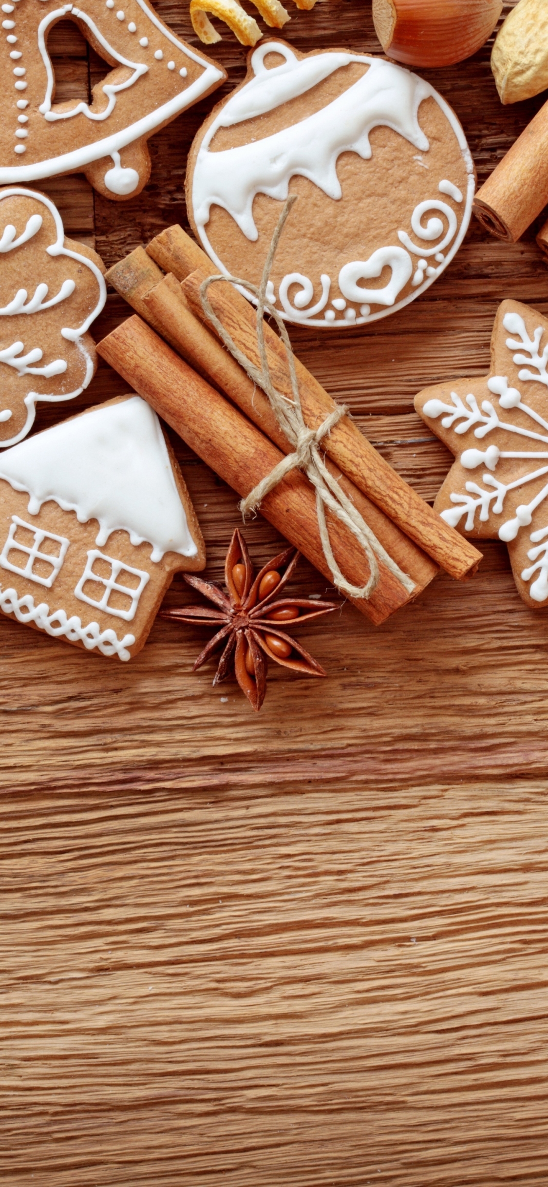 Téléchargez des papiers peints mobile Noël, Cannelle, Vacances, Biscuit, Pain D'épice gratuitement.