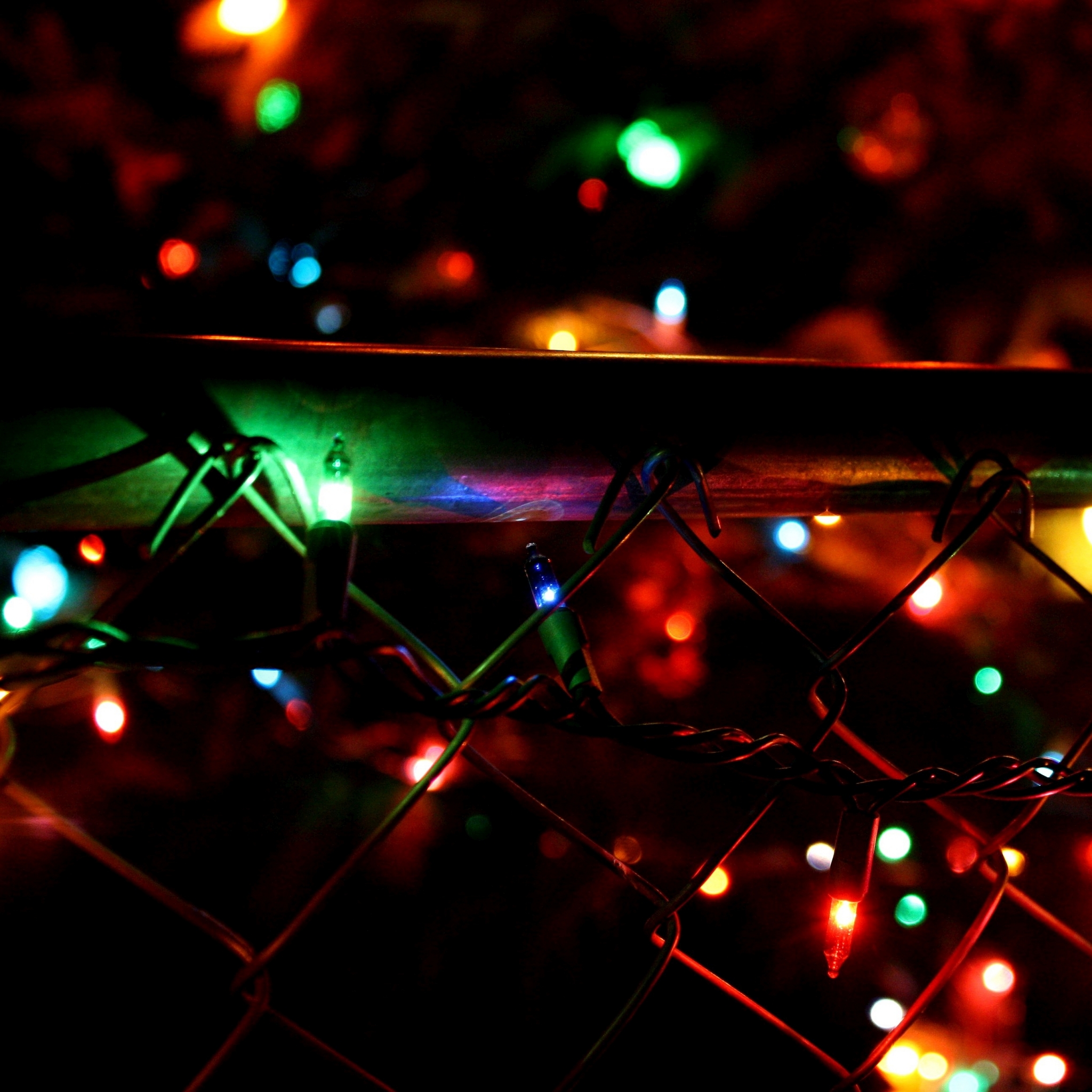 Download mobile wallpaper Light, Christmas, Holiday, Christmas Ornaments, Christmas Lights for free.