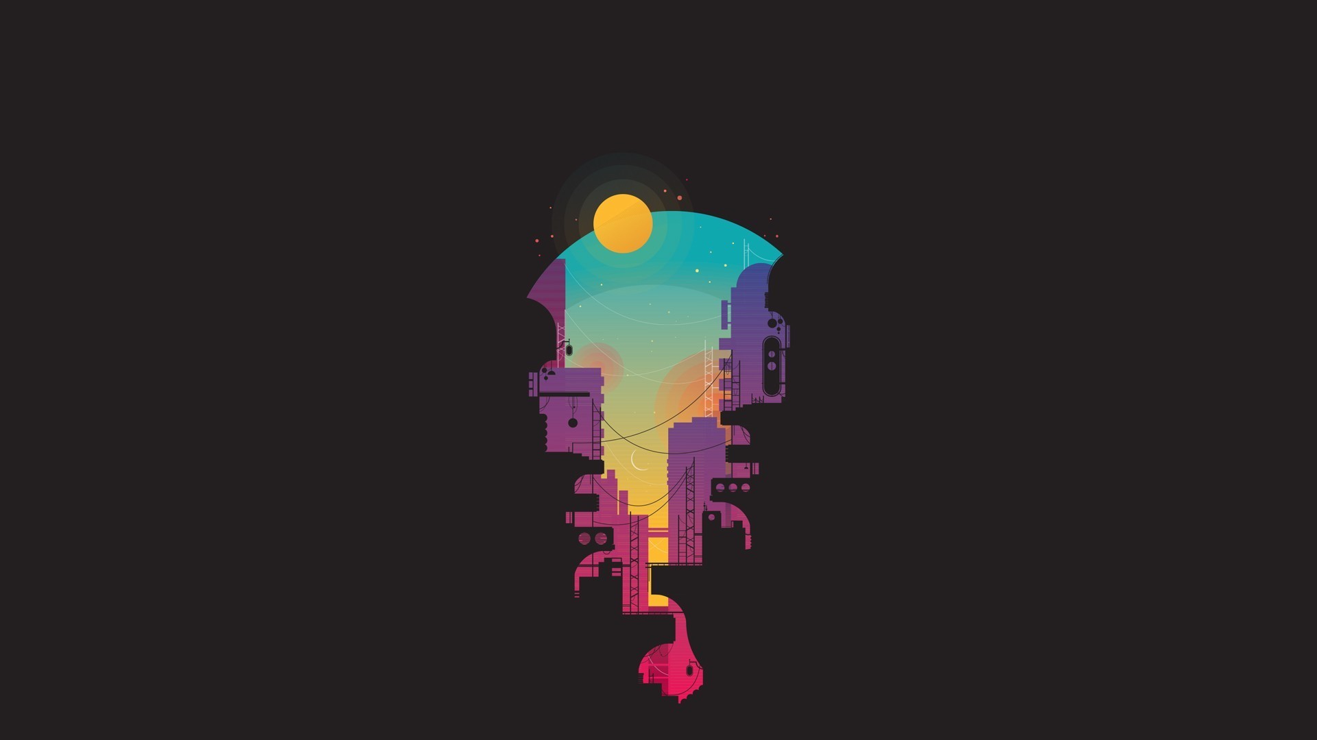 Free download wallpaper City, Artistic, Minimalist on your PC desktop