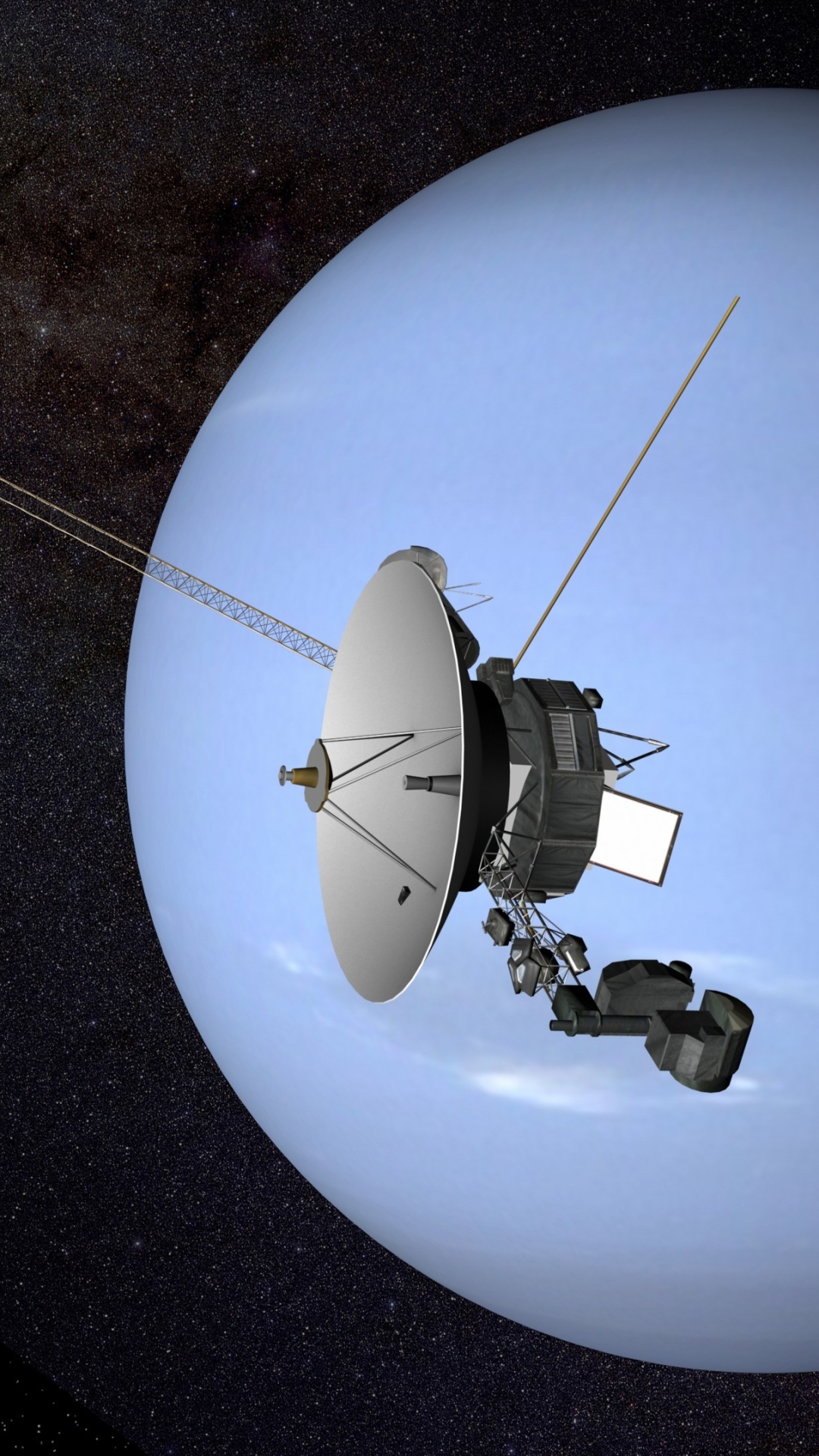 Téléchargez des papiers peints mobile Espace, Science Fiction, Satellite, Neptune (Planète), Voyageur 2 gratuitement.
