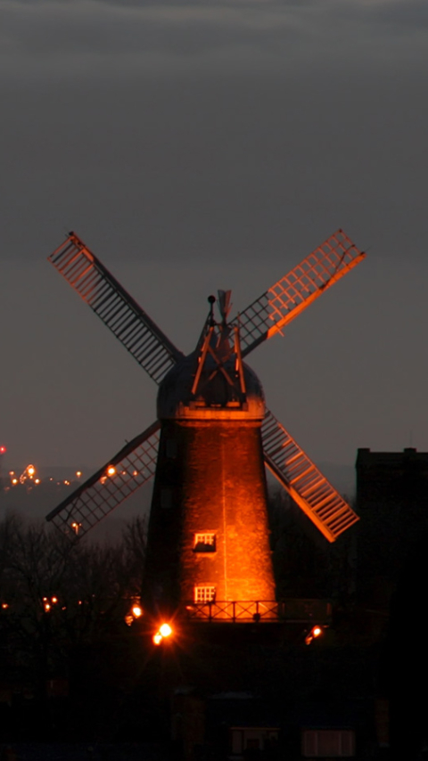 Download mobile wallpaper City, Photography, Windmill, Place for free.