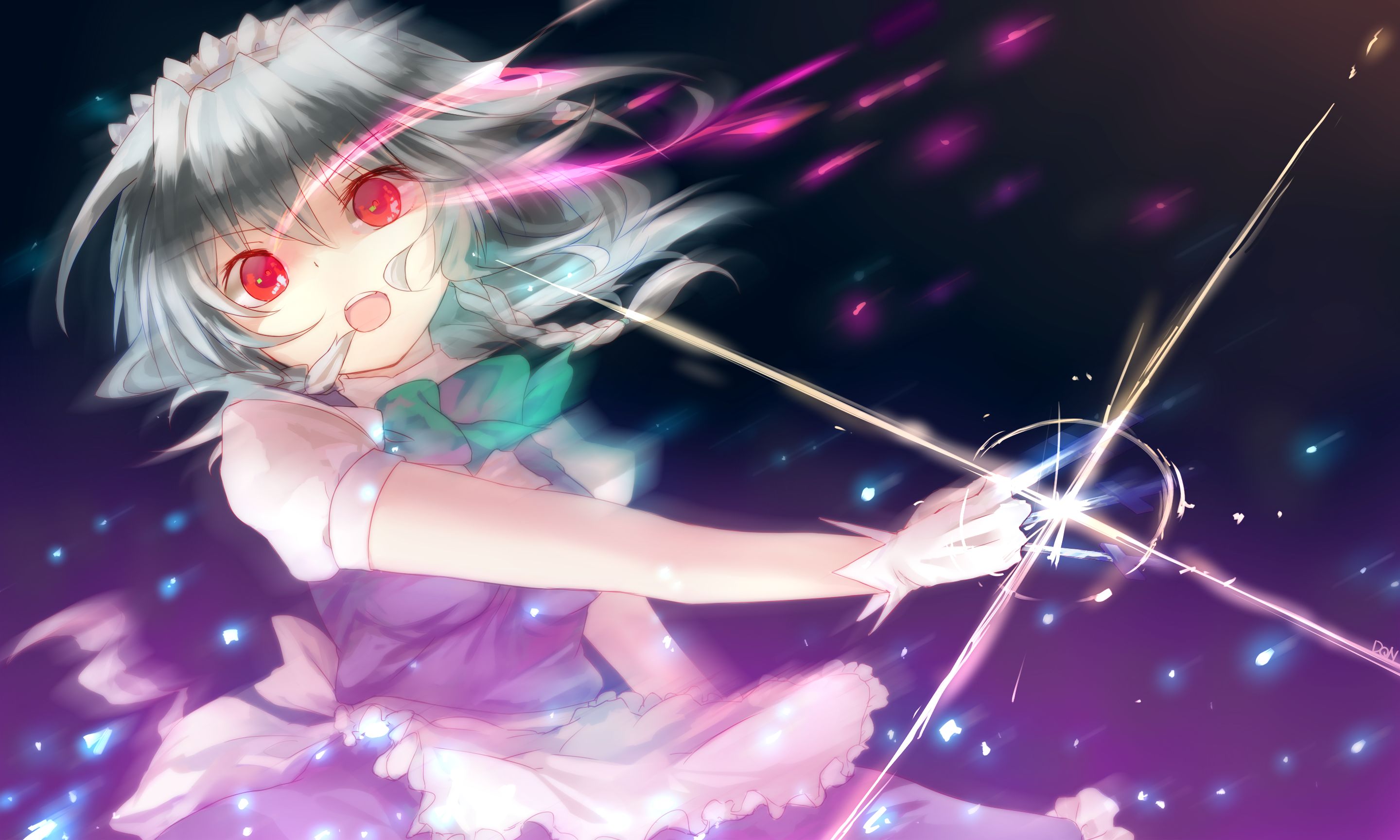 Descarga gratis la imagen Animado, Touhou, Sakuya Izayoi en el escritorio de tu PC