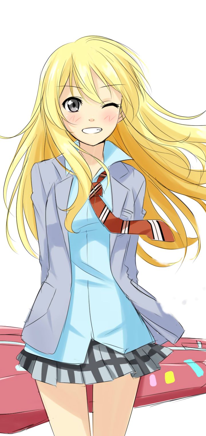 Handy-Wallpaper Animes, Kaori Miyazono, Ihre Lüge Im April kostenlos herunterladen.