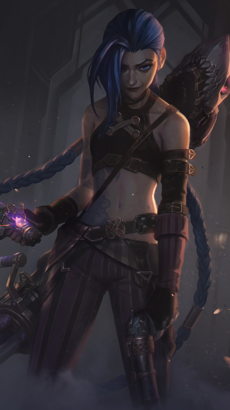 Download mobile wallpaper Tv Show, Jinx (League Of Legends), Arcane for free.