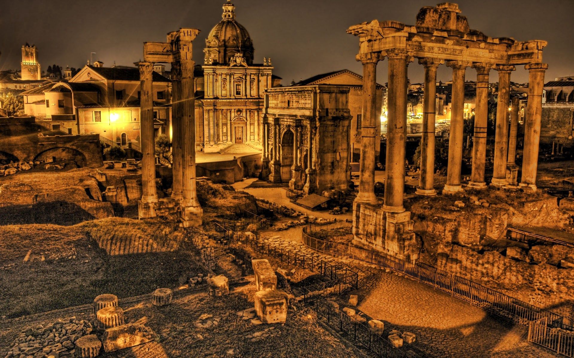 150556 descargar imagen ciudades, italia, viejo, hdr, antiguo, ruina, restos, columna, columnas: fondos de pantalla y protectores de pantalla gratis