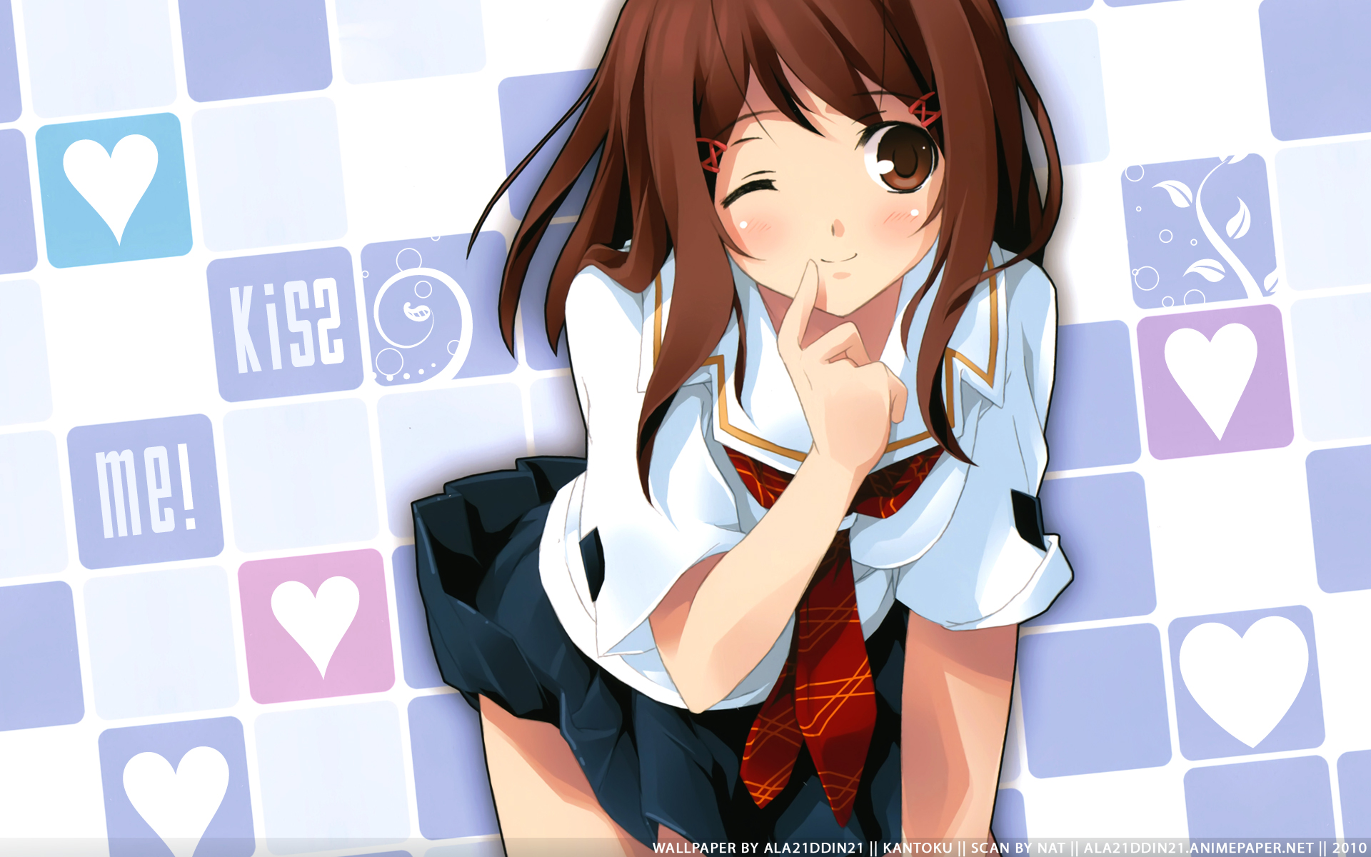 229865 descargar imagen animado, beso kimi, yumi hoshino: fondos de pantalla y protectores de pantalla gratis